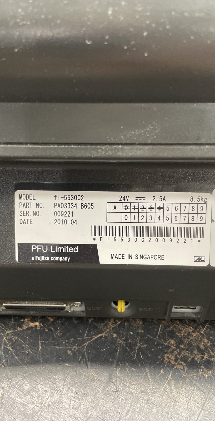 Fujitsu fi-5530C2 Color Duplex Sheetfed Document Scanner Unit