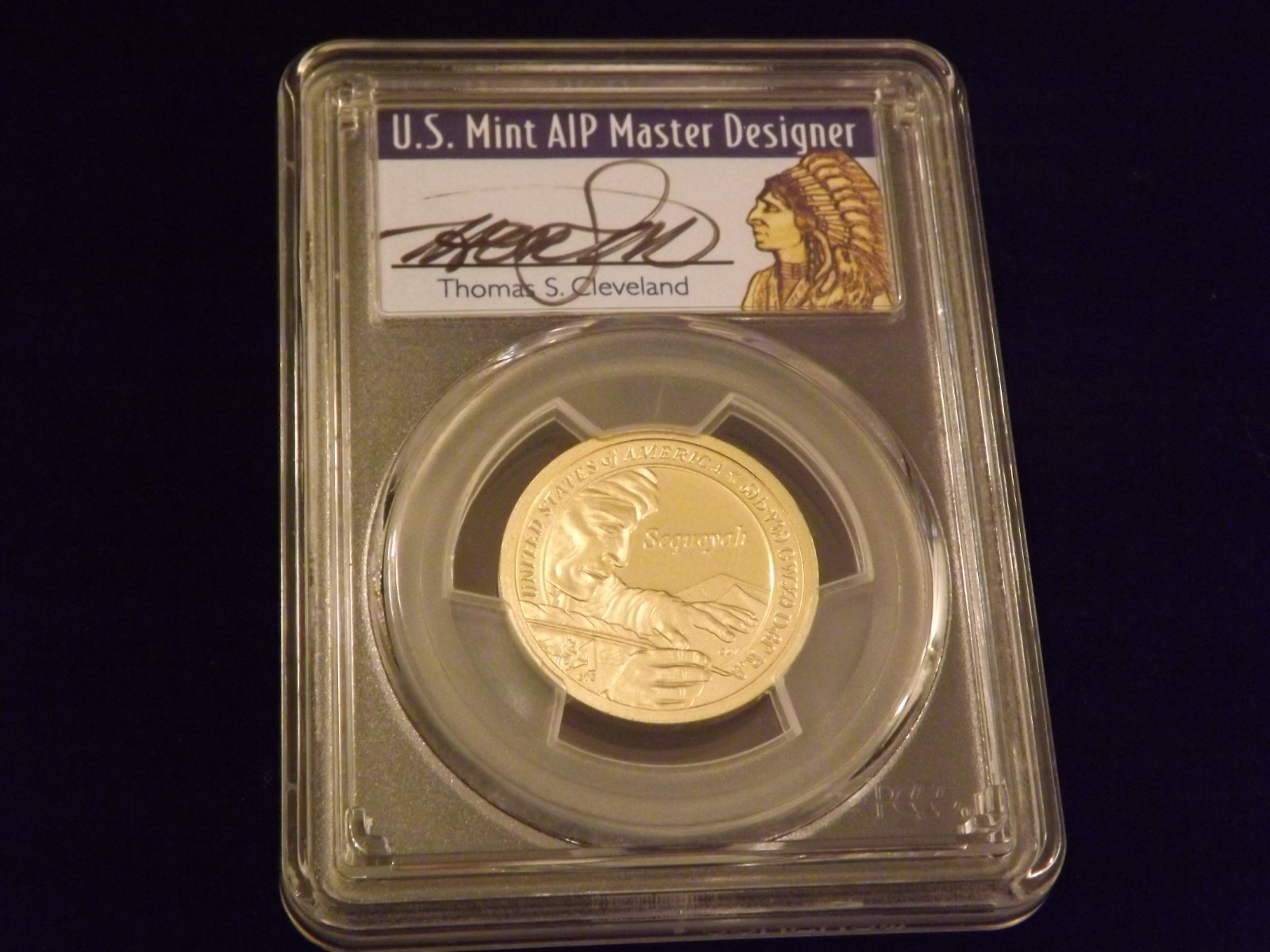 2017-S   $1    Native American  First Day Of Issue      PCGS   PR  70