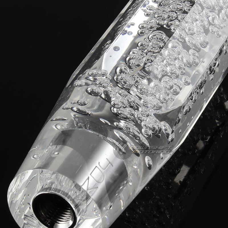 VIP Universal JDM Diamond Crystal Manual Bubble Shift Knob 150mm CLEAR