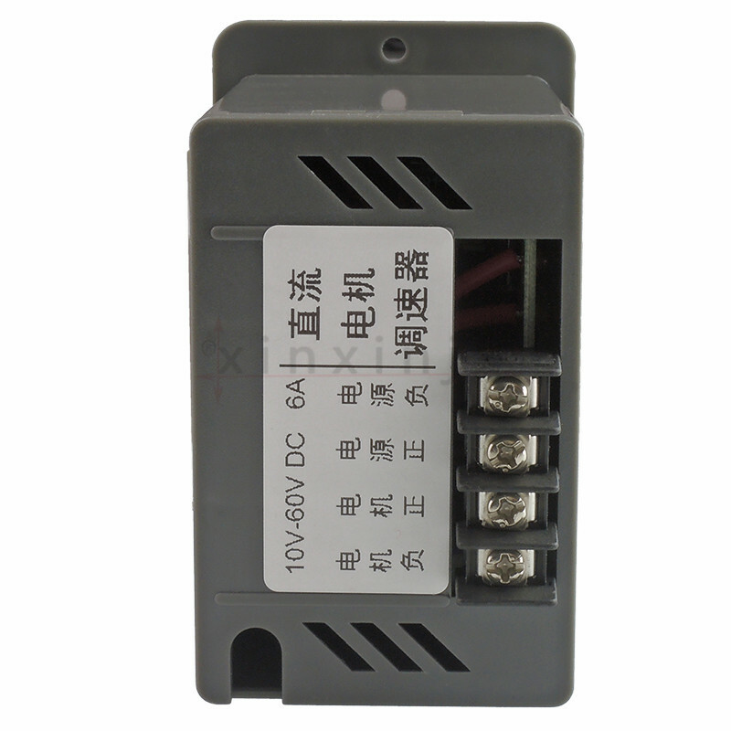 Normal-Stop-Reverse DC 10-60V 6A Gear Motor Speed Control Controller