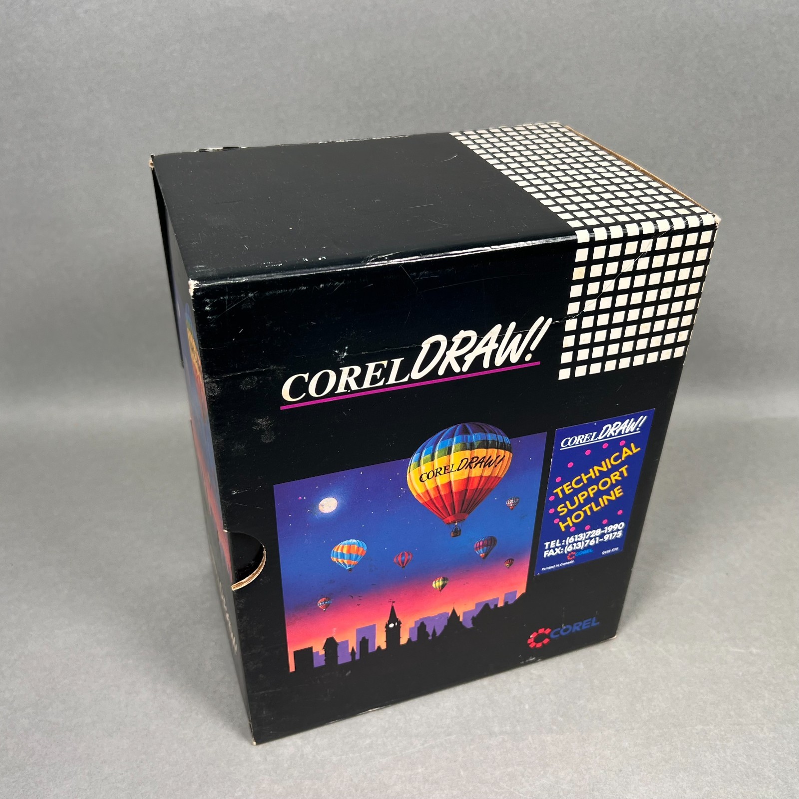 Corel DRAW! 3.0 CD-Rom & 3.5" Diskettes NEC VTG Big Box Computer Software Manual