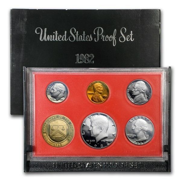 1982-S Proof Set U.S. Mint Original Government Packaging OGP