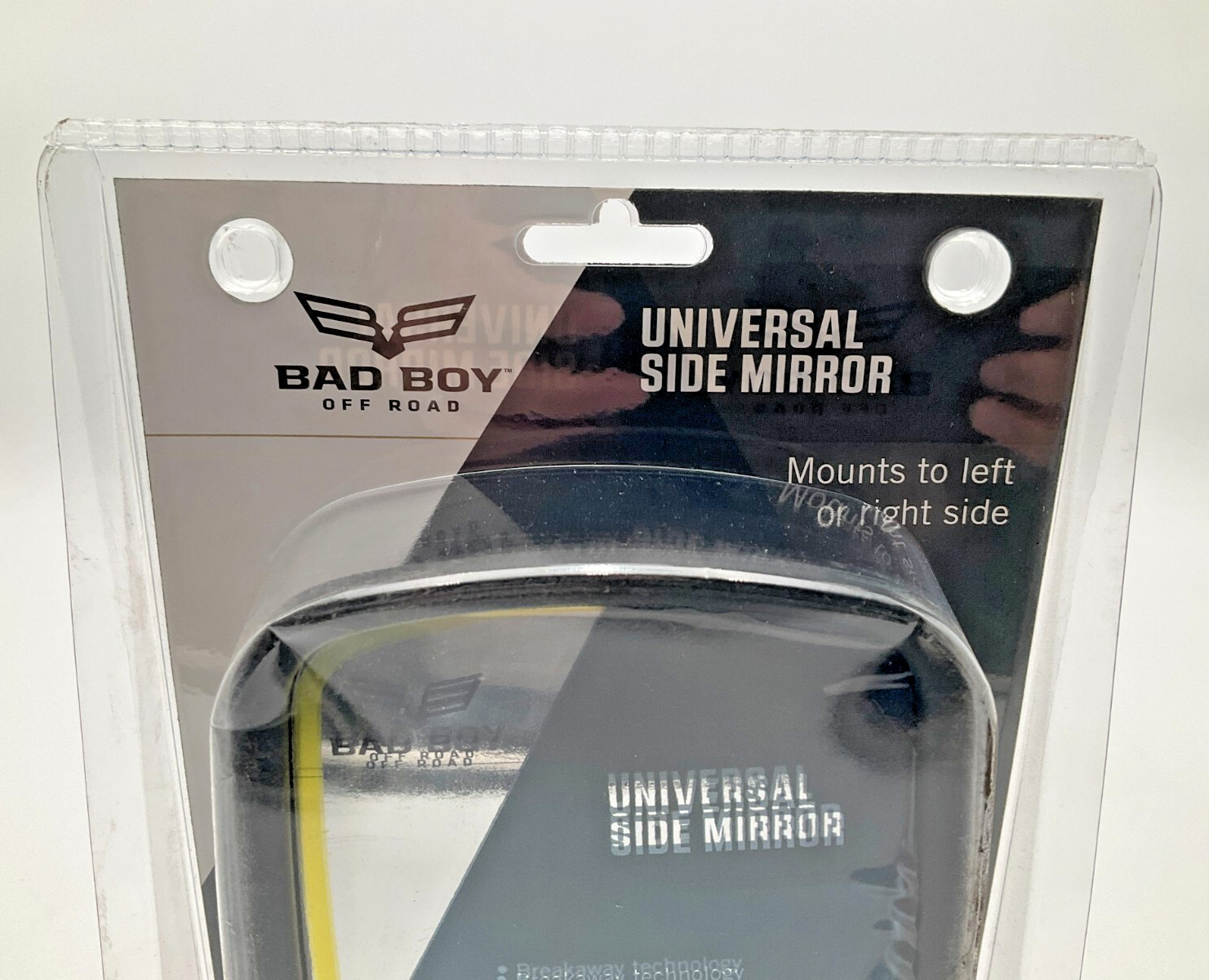 Bad-Boy UTVMIR1-BB Clearview UTV Mirror w/ Vibration Isolator New (TSC)
