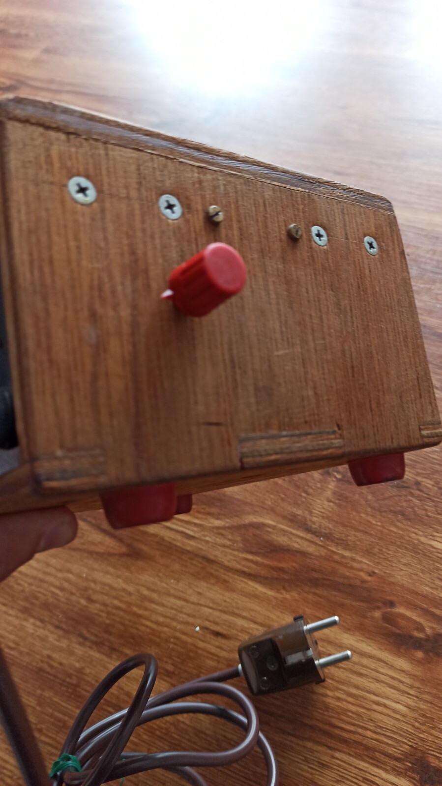 Vintage homemade voltmeter-ammeter. Works