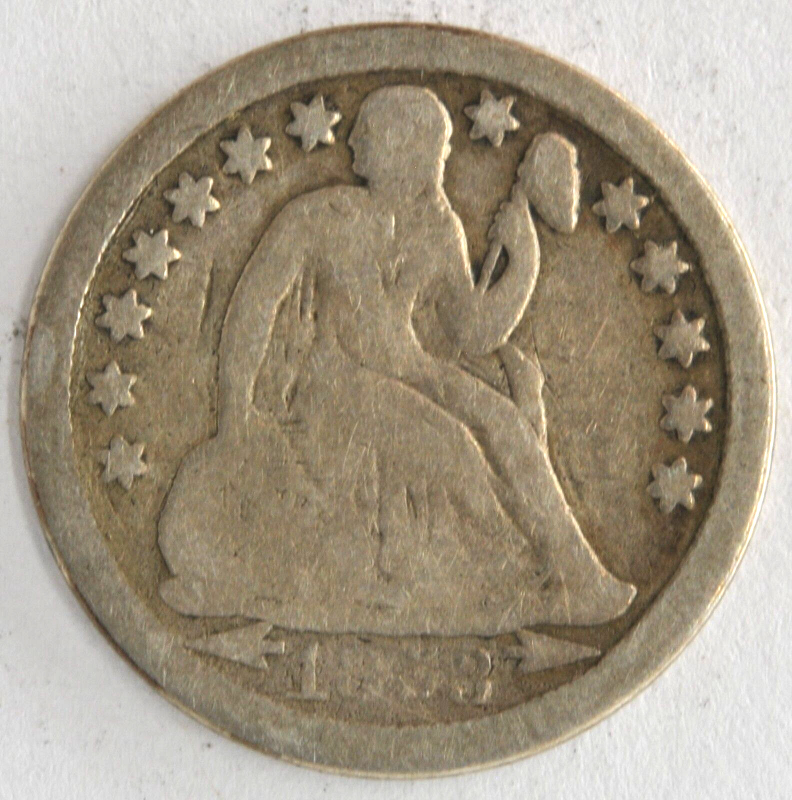 United States 1853-O Arrows Seated Liberty Dime 90% Silver New Orleans Mint Coin