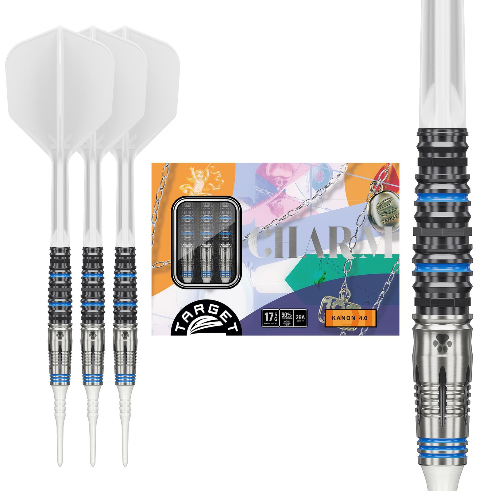 Japan CHARM KANON 4.0 90% 17.5G 2BA SOFT TIP