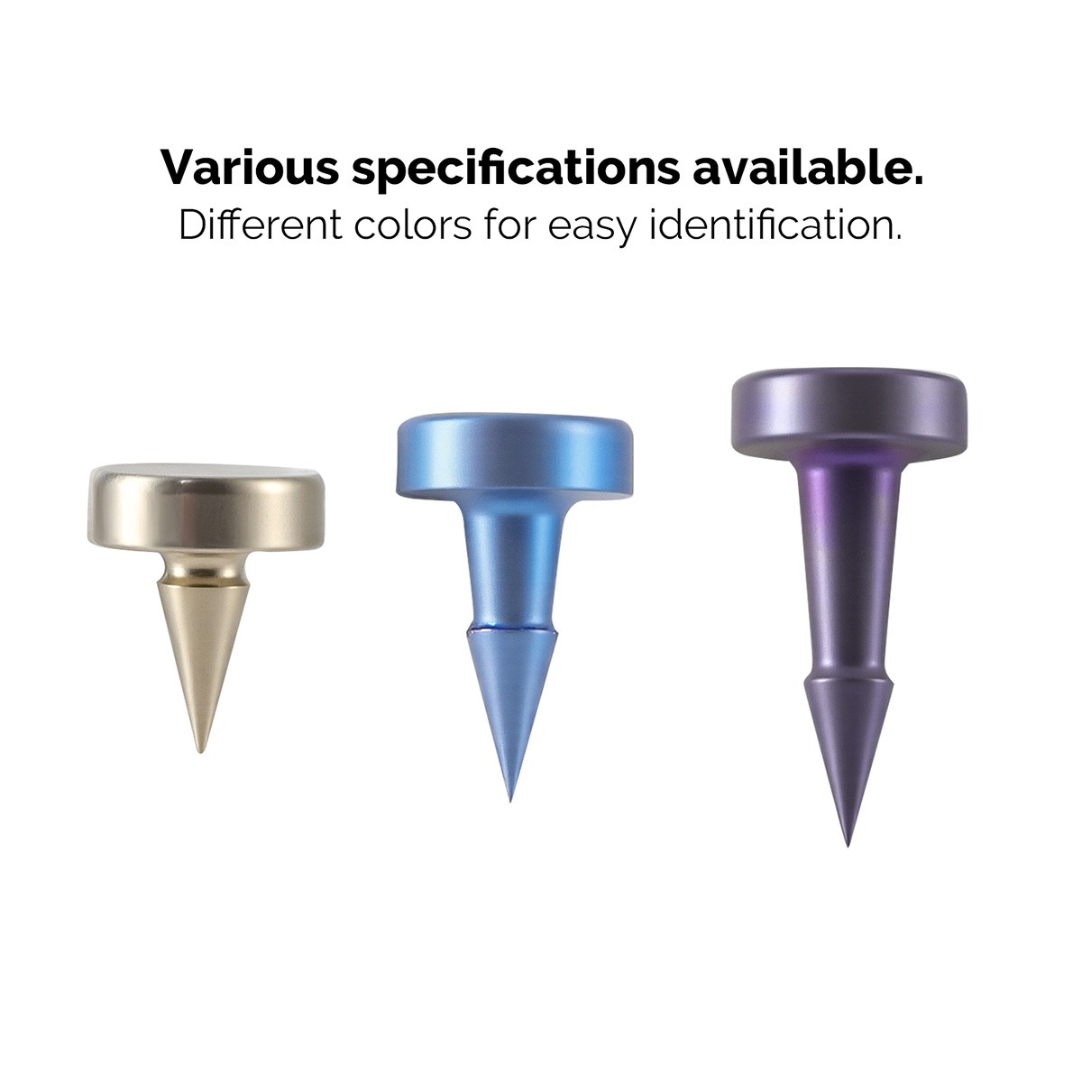 Dental Implant Membrane Tack Flat Head Alloy Membrane Fixation Stabilization Pin