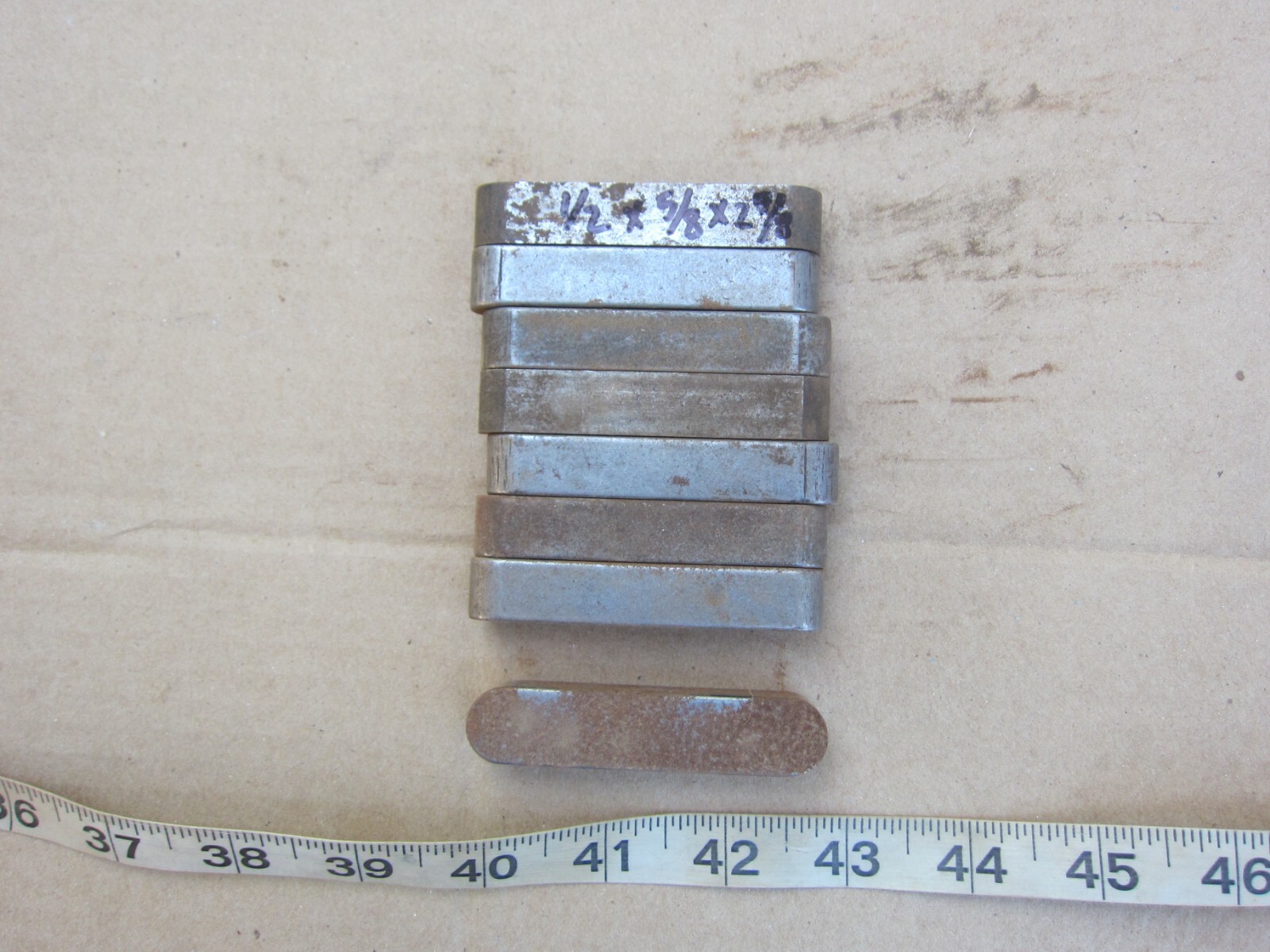⅝" ½" ⅜" ¼" Square Rounded Shaft Keyway, Used
