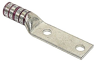 Thomas & Betts 54866BE, Compression Cable Lug, Long Barrel 1/2-1 3/4 4/0, 1 PC