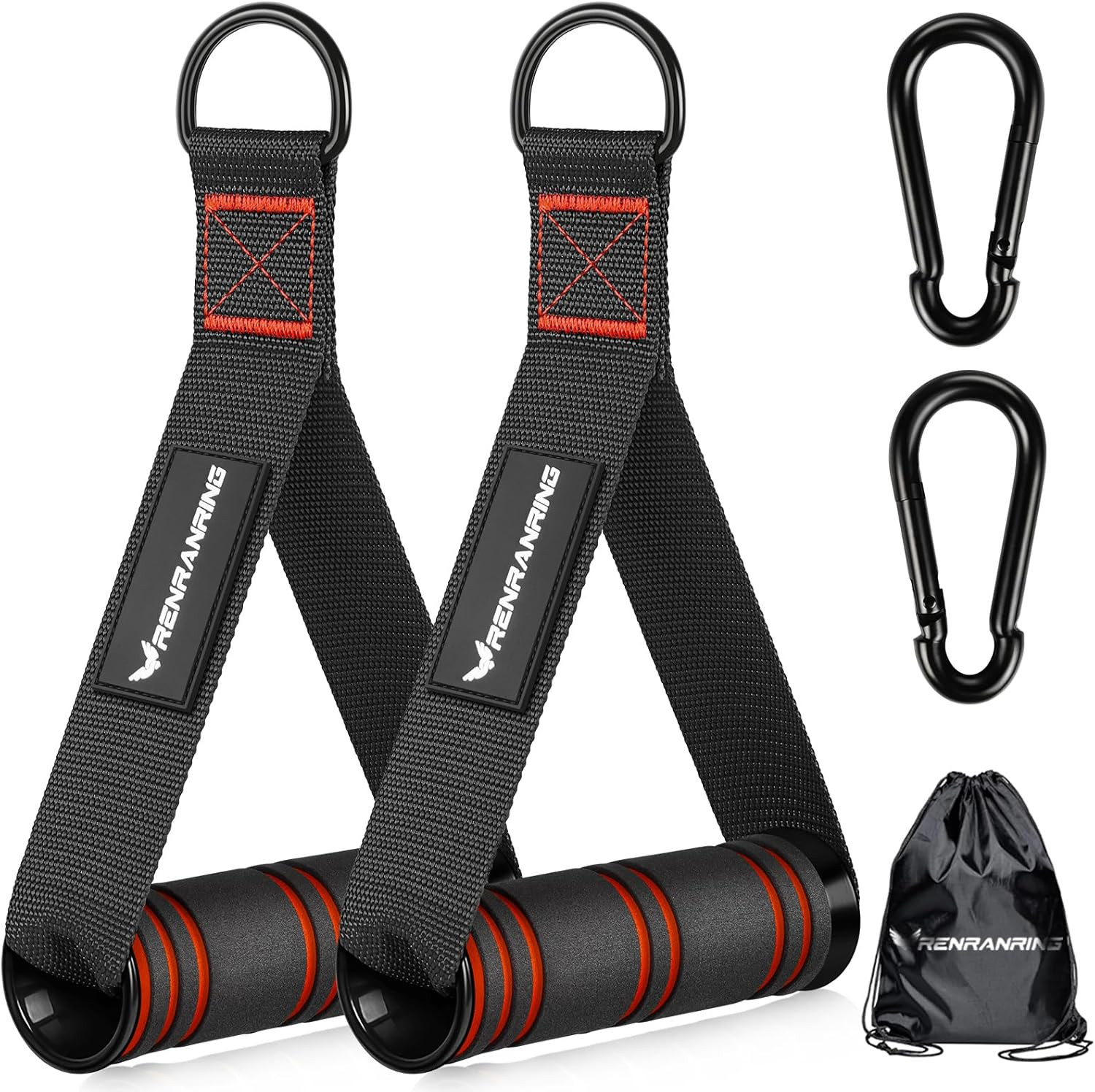Gym Exercise Handles, Replacement Handle Attachments for Cable Machine Pulleys