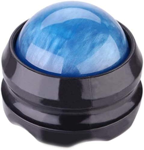 ZONGS Manual Massage Ball Pain Relief Back Roller 1 Count (Pack of 1), Blue