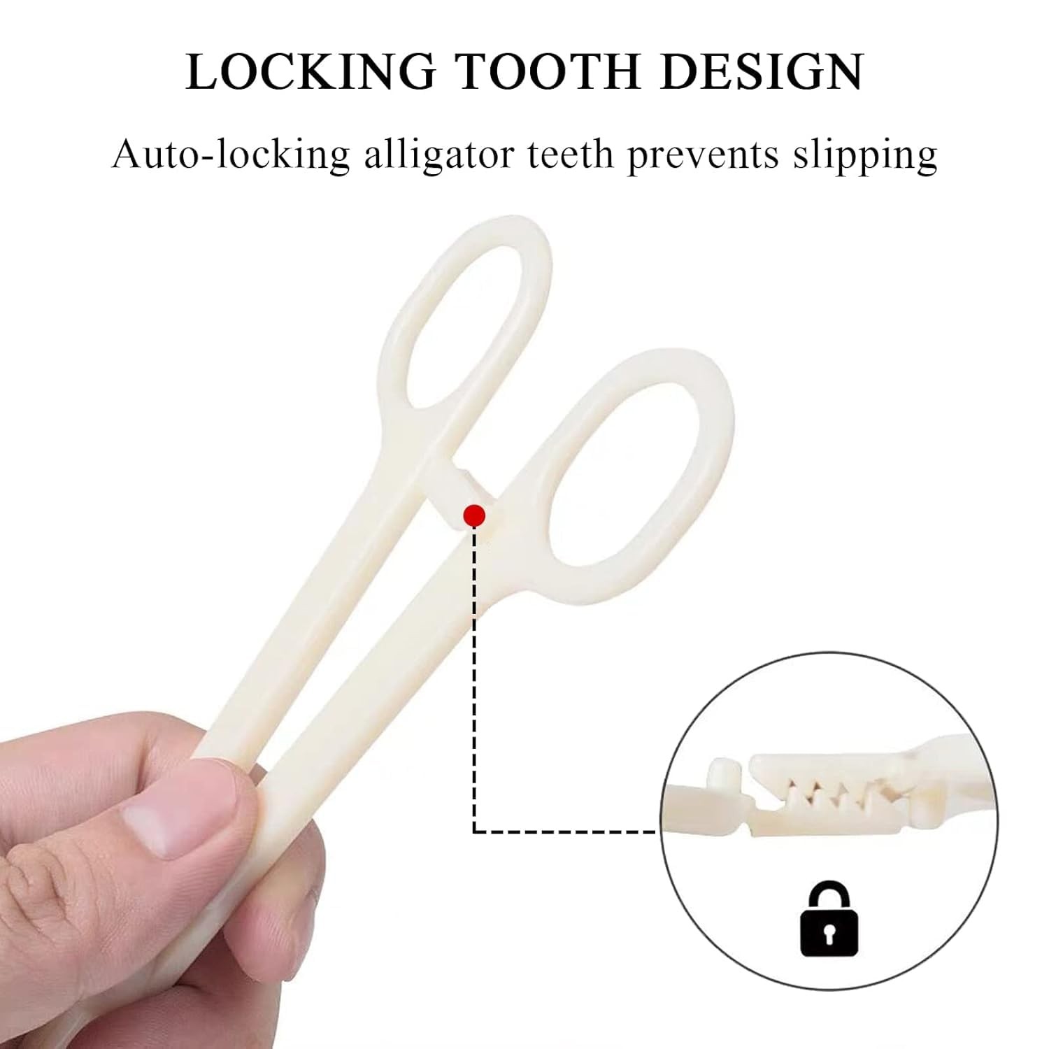 Piercing Clamps - 10Pcs Piercing Forceps Triangle Slotted Disposable Piercing...