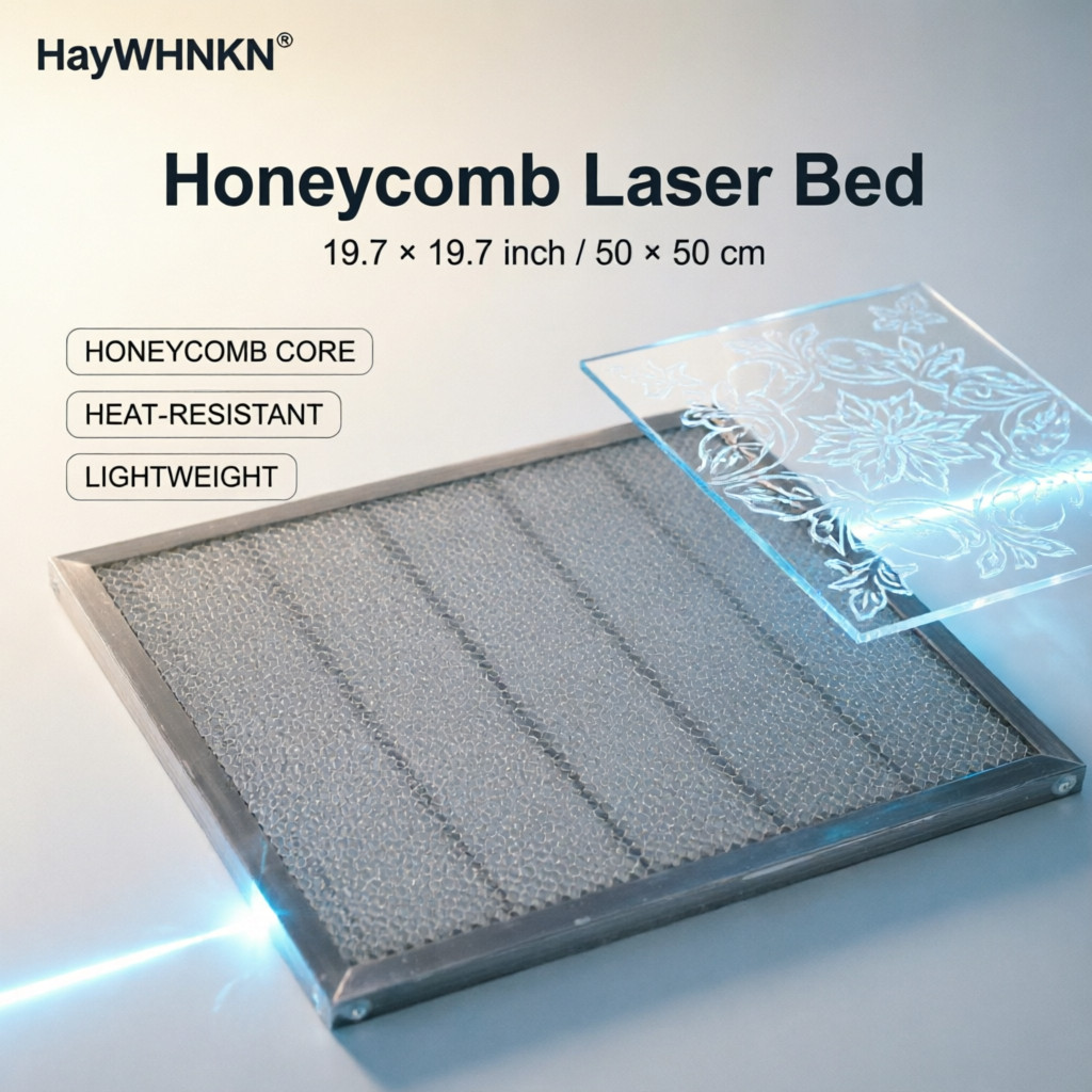 19.685 in Honeycomb Laser Bed Platform, Fast Heat Dissipation & Smoke Exhaust
