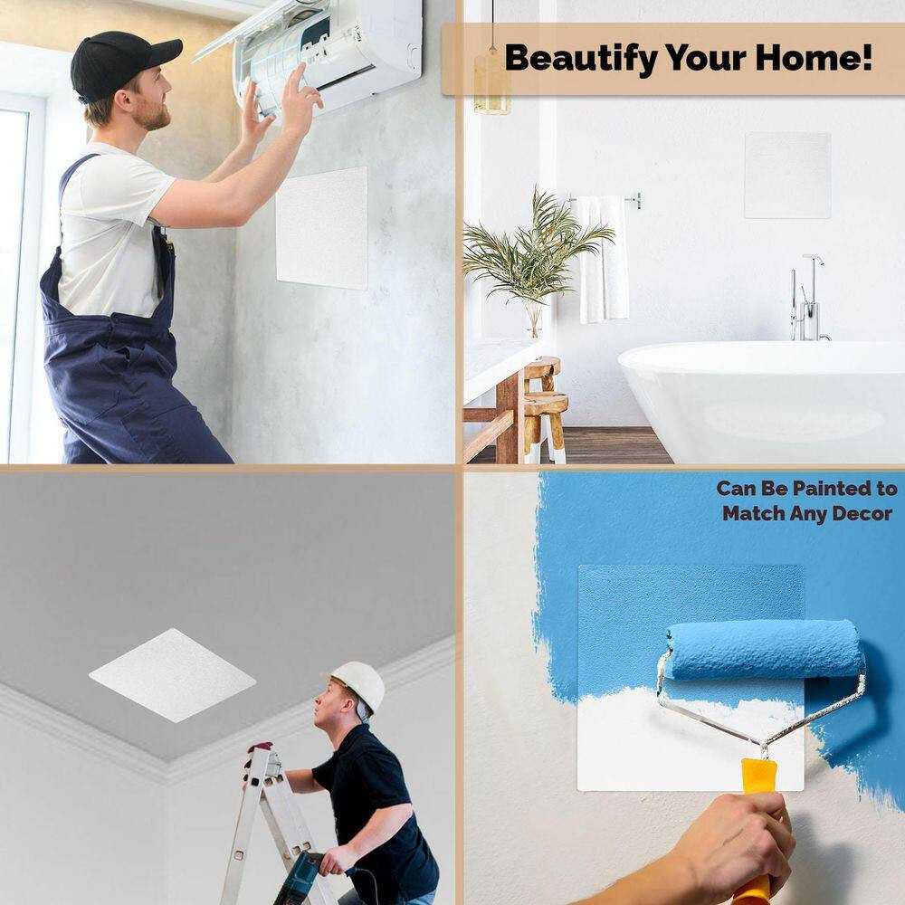 12 In. X 12 In. Spring Access Panel Plastic for Drywall and Ceiling (20-Pack)