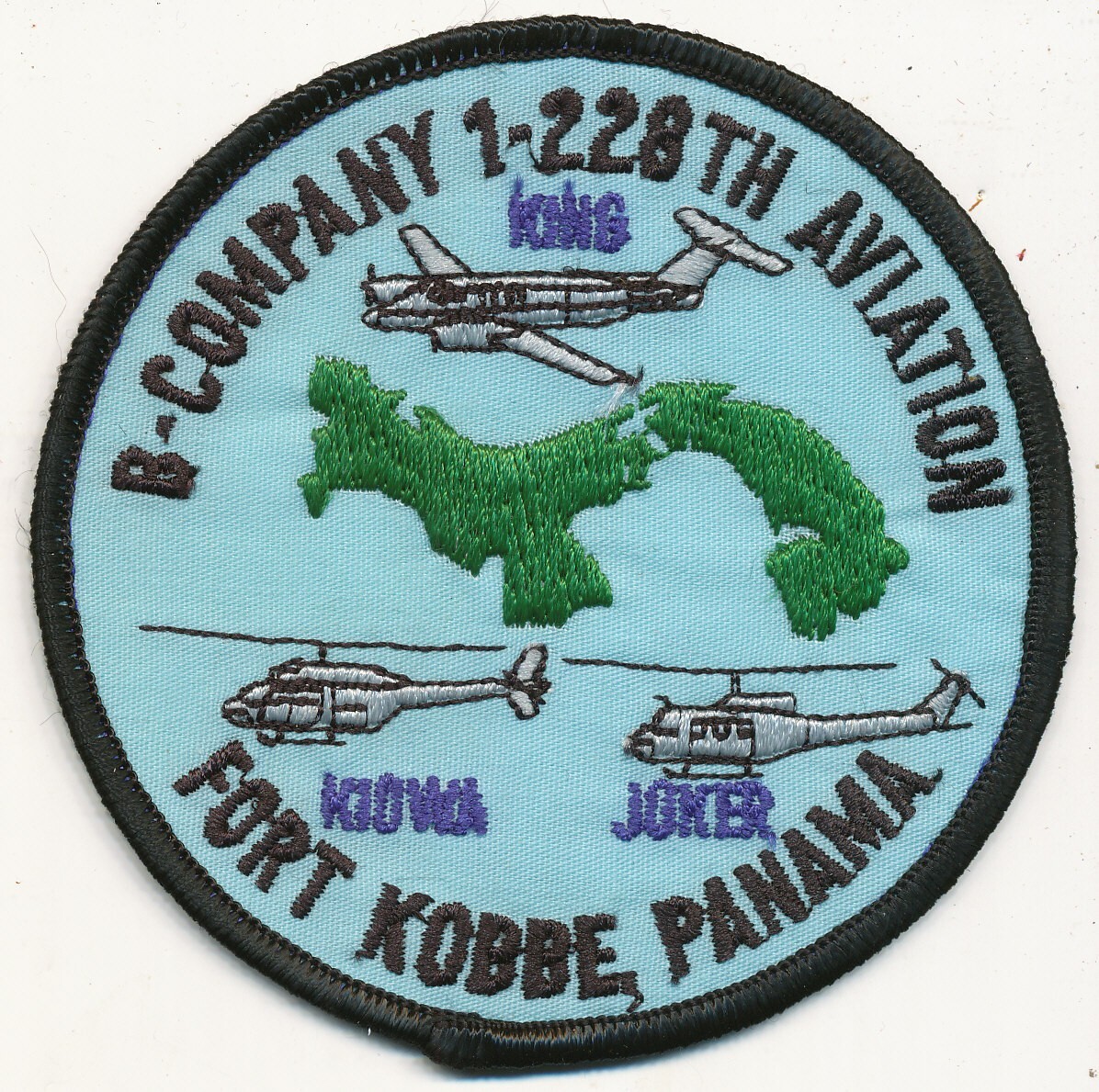 B Co 1-228th Aviation Regiment Kiowa Joker King Panama Just Cause era