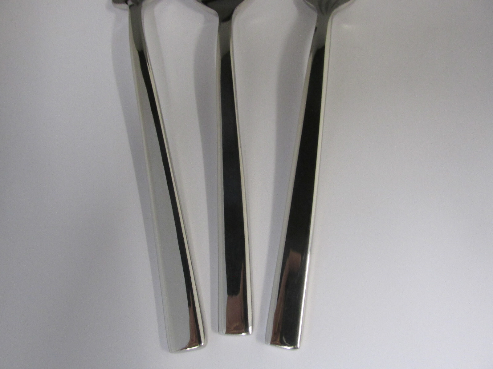 PATTERN COLE STAINLESS FLATWARE 3 SOUP SPOONS 3 DINNER 3 SALAD FORKS REED BARTON