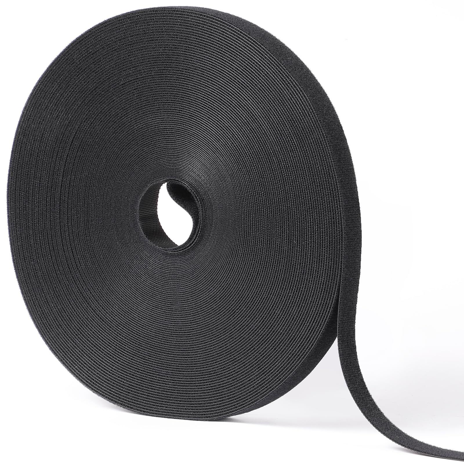 1/2In X 100Ft Hook and Loop Roll | Double-Sided Strips Self-Gripping Straps New
