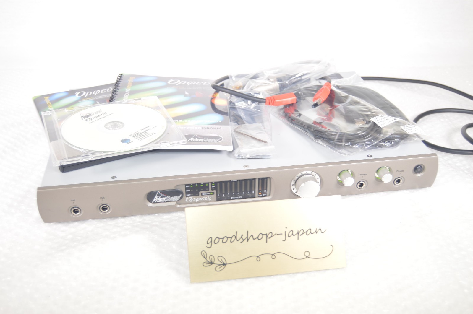 Prism Sound Orpheus Audio Interface Pro Audio Studio Recording FireWire W/Manual