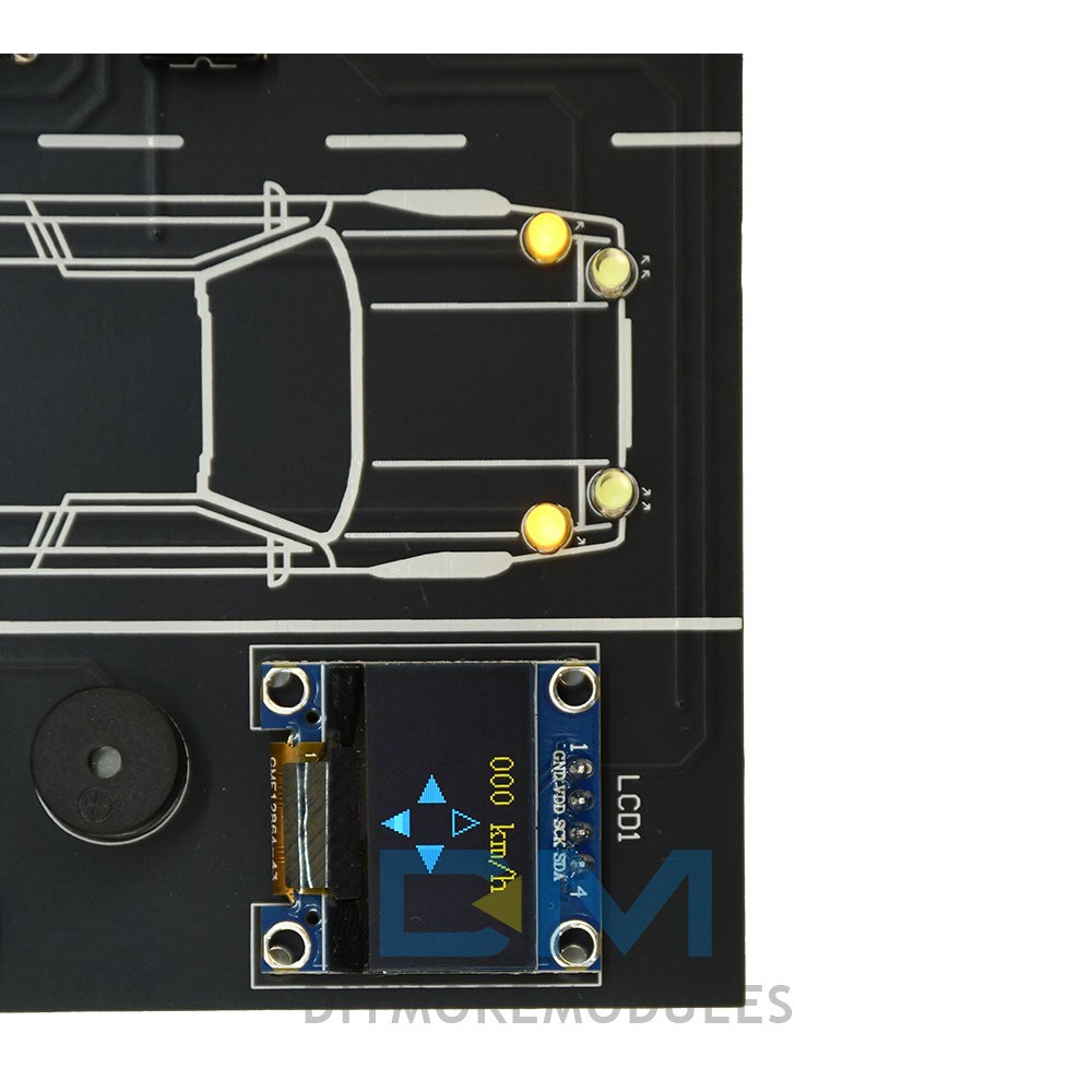 DIY Car Driving Simulation Soldering Practice Kit Electronic Kit Solder Kit