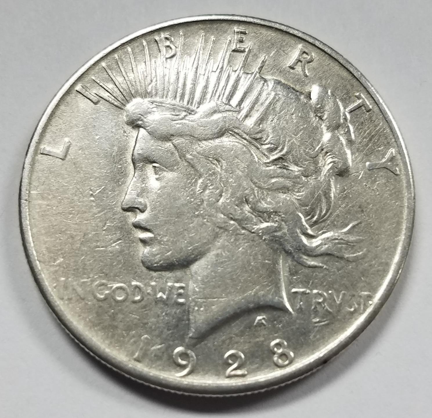 1928-S Peace Dollar | vf - xf | Silver $1 | San Francisco  | Better Date