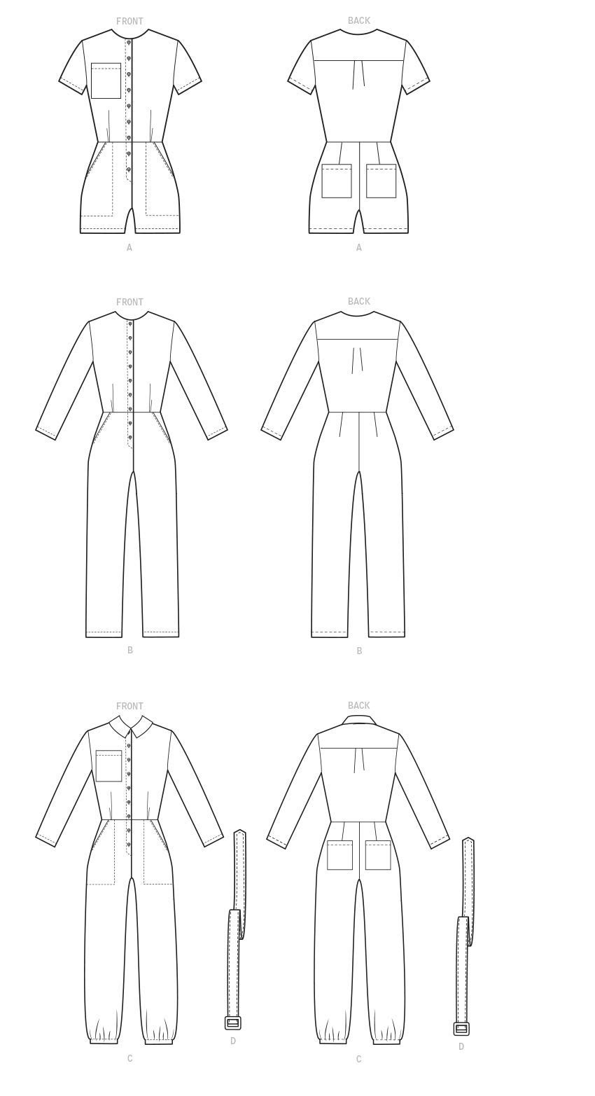 McCall Pattern m8046 jumpsuit sewing pattern