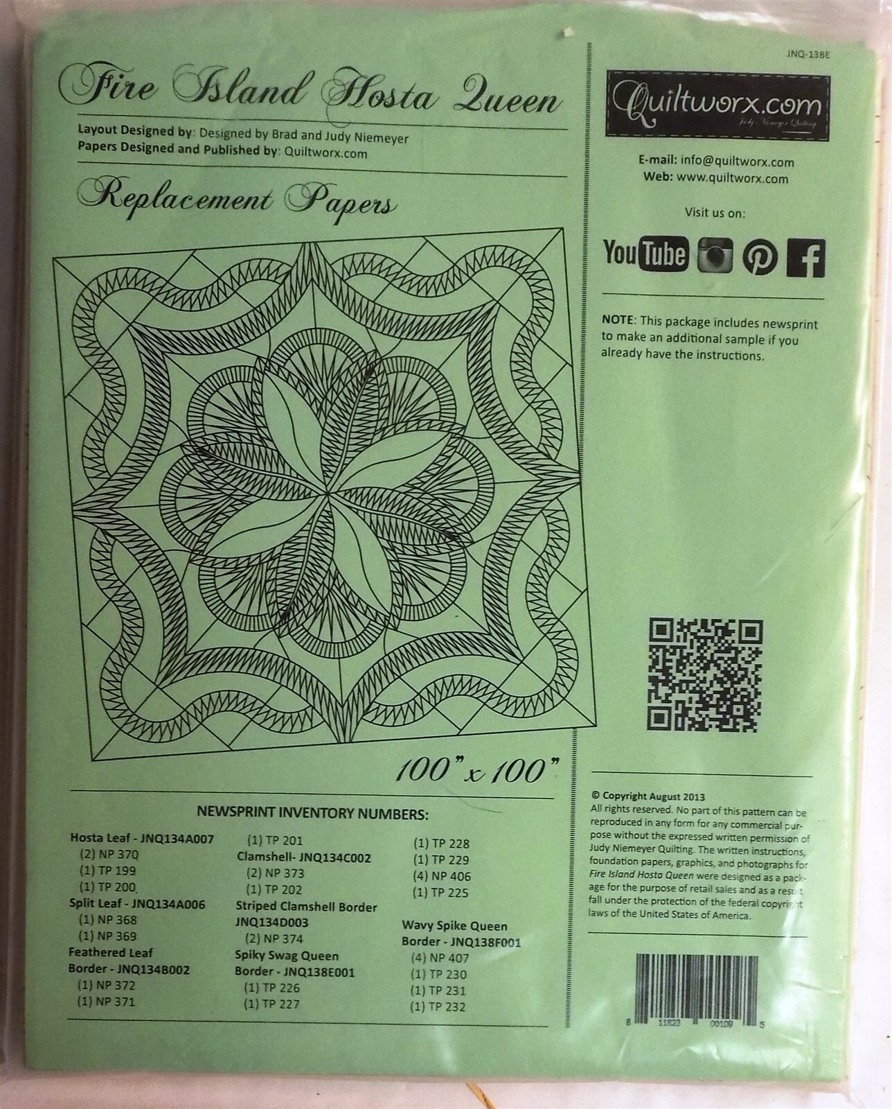 Fire Island Hosta Queen Replacement Papers