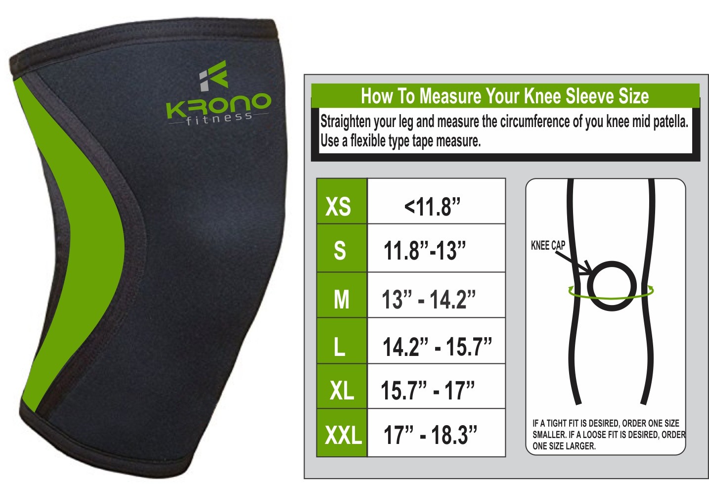 Fitness Knee Sleeves - 1 Pair