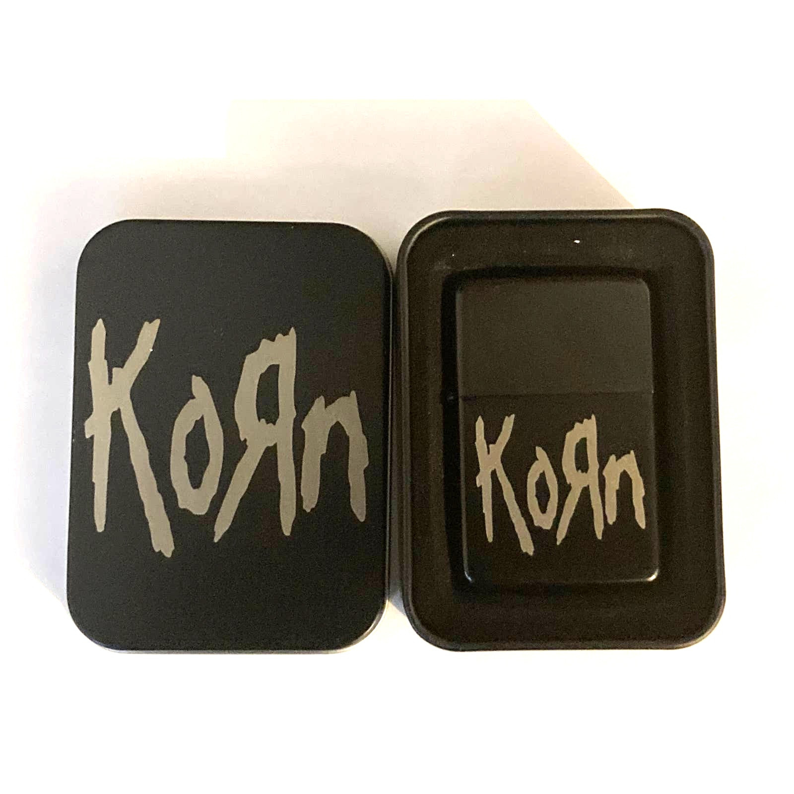 Korn Black Matte Lighter With Gift Box