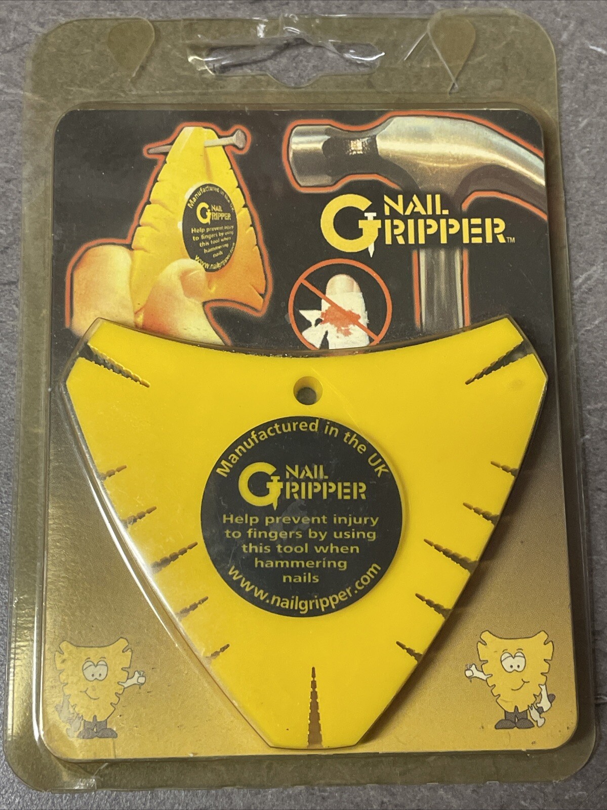 Nail Gripper - Grips Nails While You Hammer used
