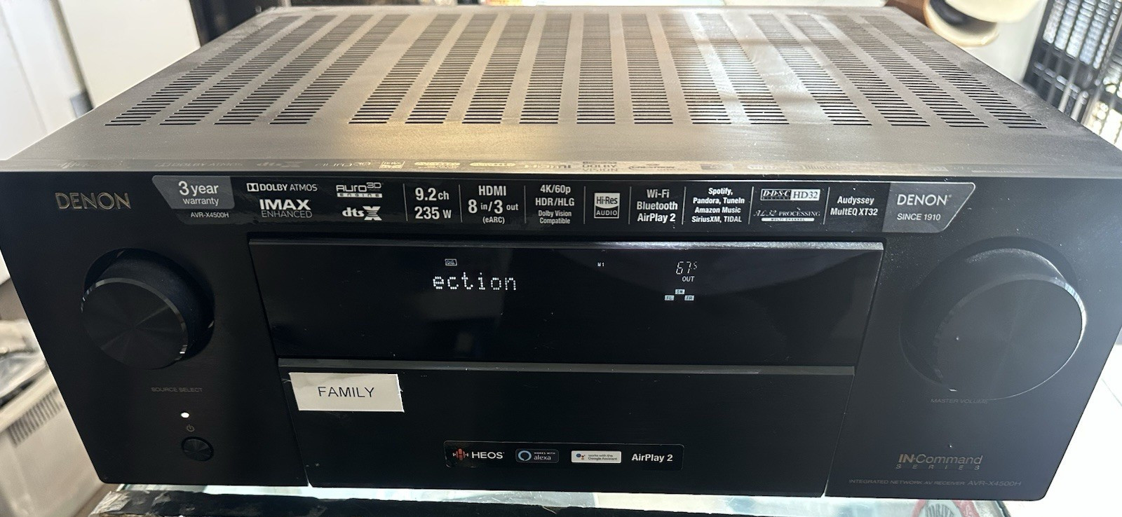 Denon AVR-X4500H – High-End 9.2 Channel Home Theater Receiver Parts Repair