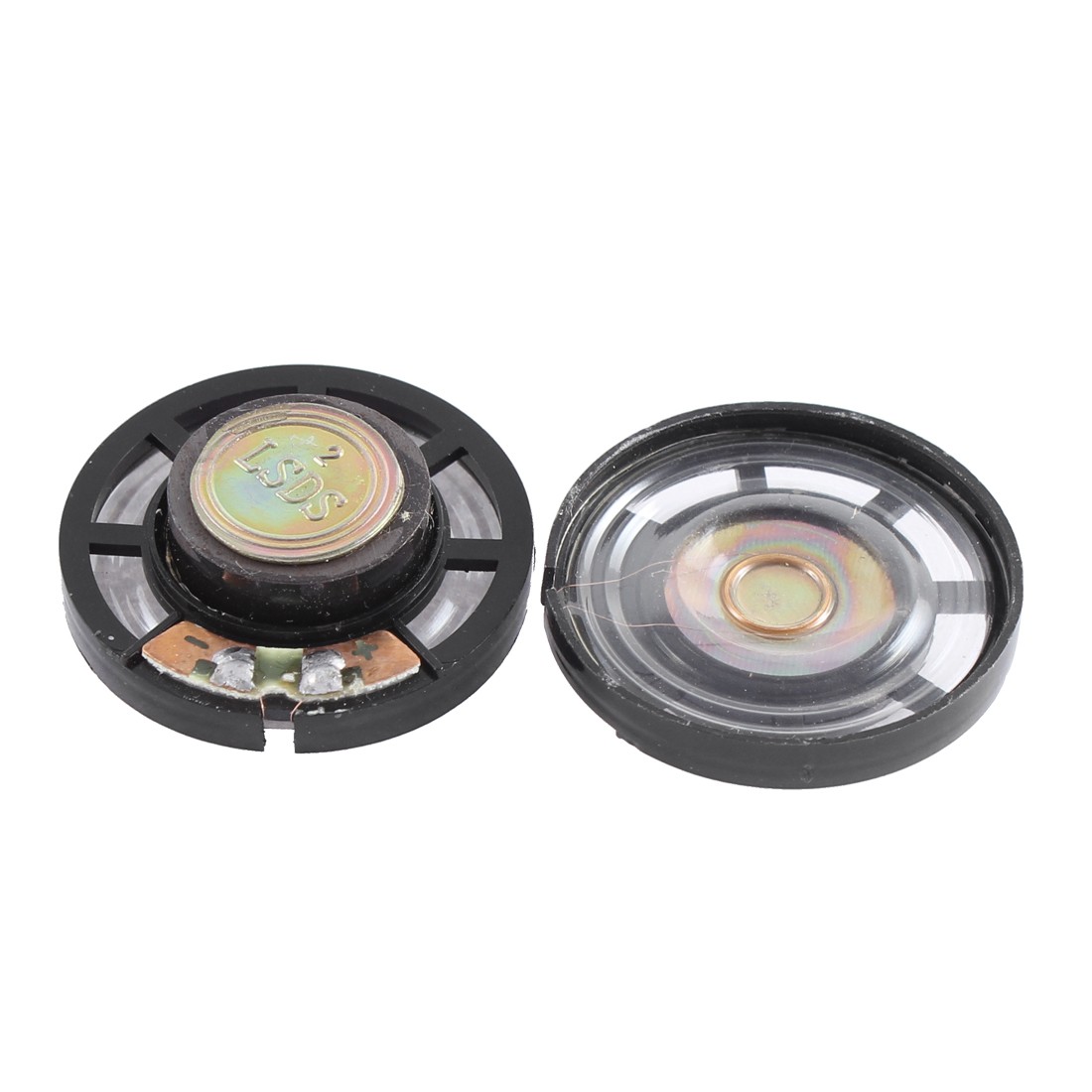 2pcs 0.25W 8 Ohm Interphone 29mm Dia External Magnet Speaker Loudspeaker