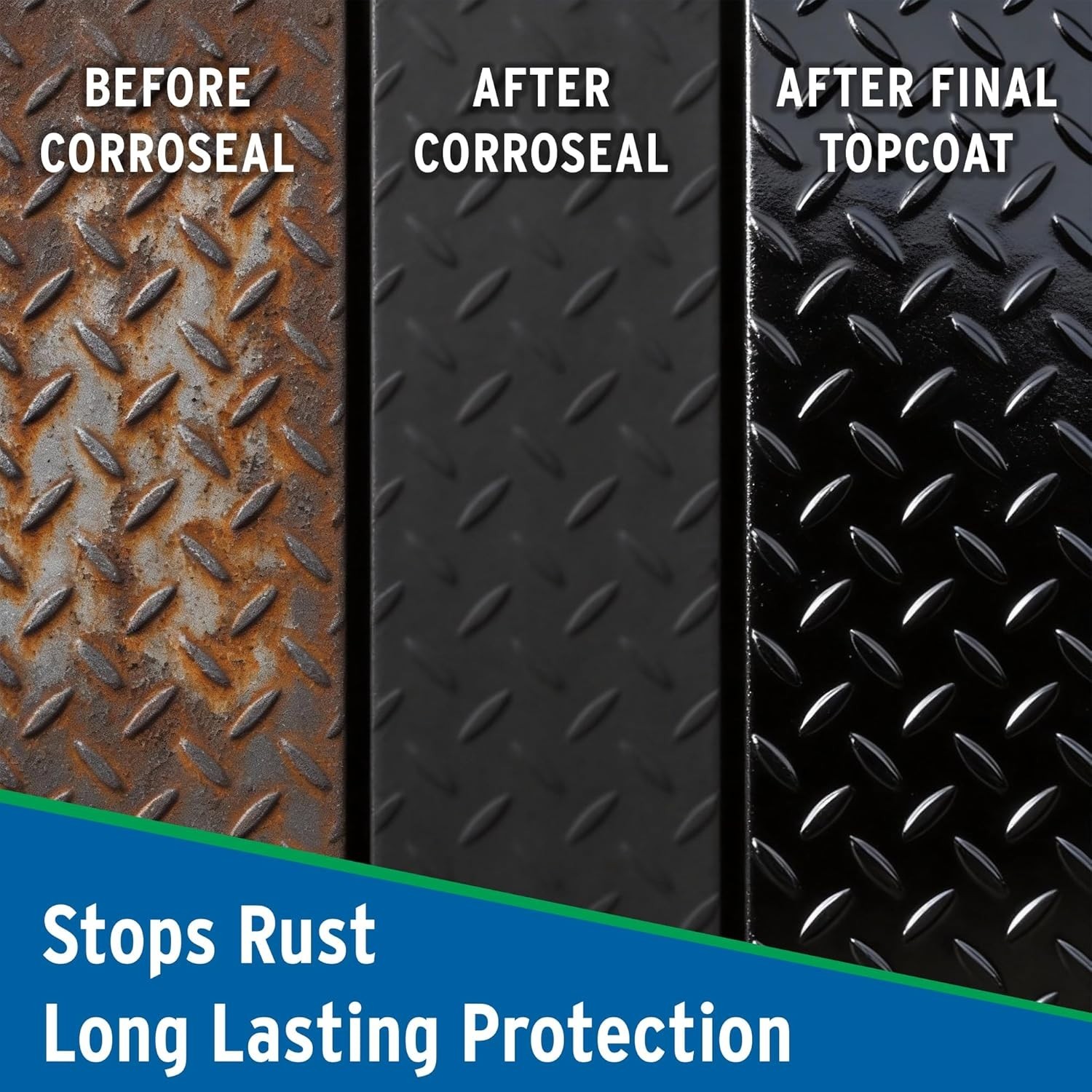 1 Gallon Rust Converter & Metal Primer - One-Step Solution for Corrosion Control