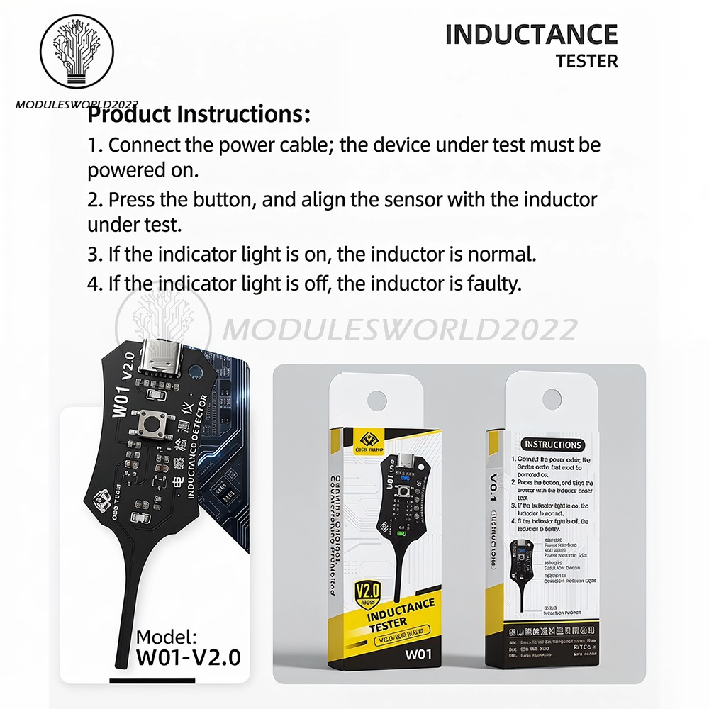 Inductance Detector PC Repair Electromagnetic Induction Quick Fault Check Type C