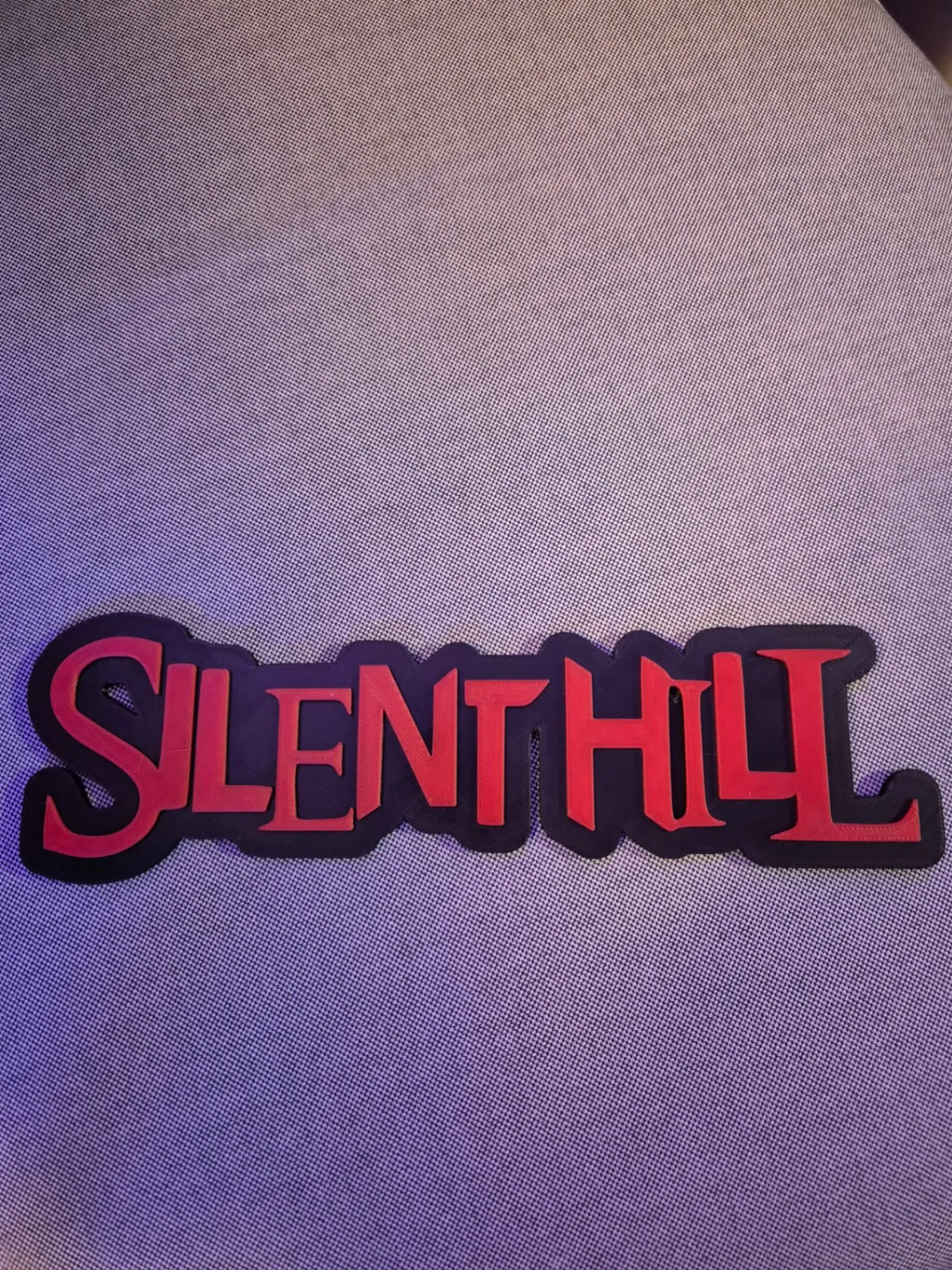 Silent Hill Video Game Logo Patch Red Black PVC Rubber Morale Emblem logo