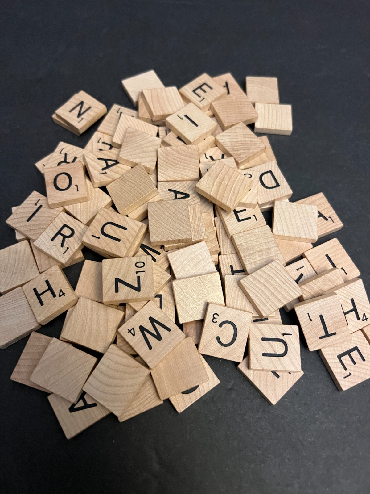 1989 Scrabble Replacement Letters Milton Bradley Tiles - You Pick