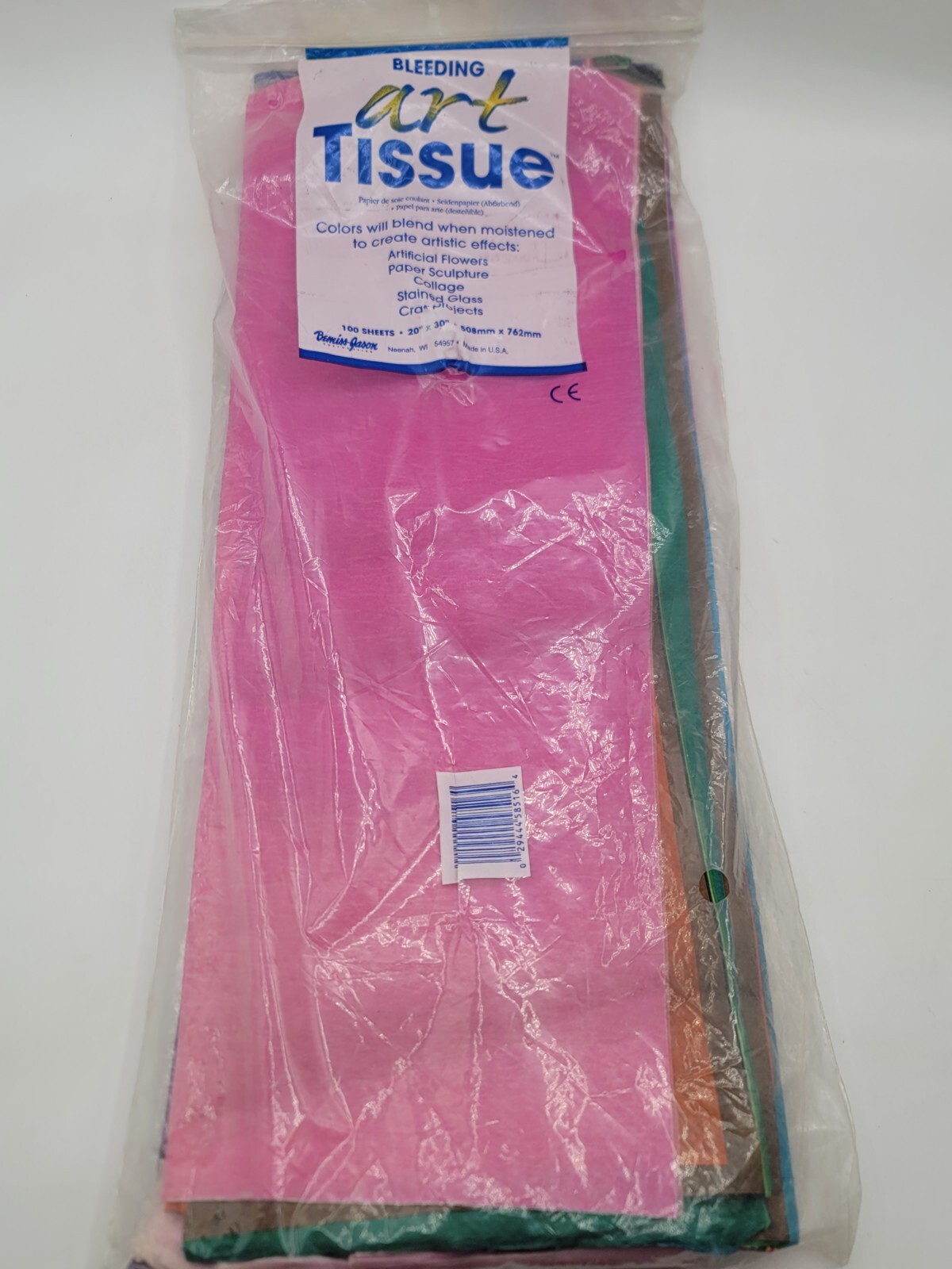 Spectra Deluxe Bleeding Art Tissue Assorted Colors 20" x 30" 100 Sheets