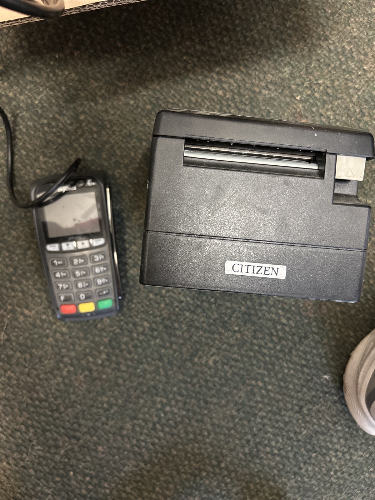 Used Citizen Receipt Printer, With Scanner And Card Reader.