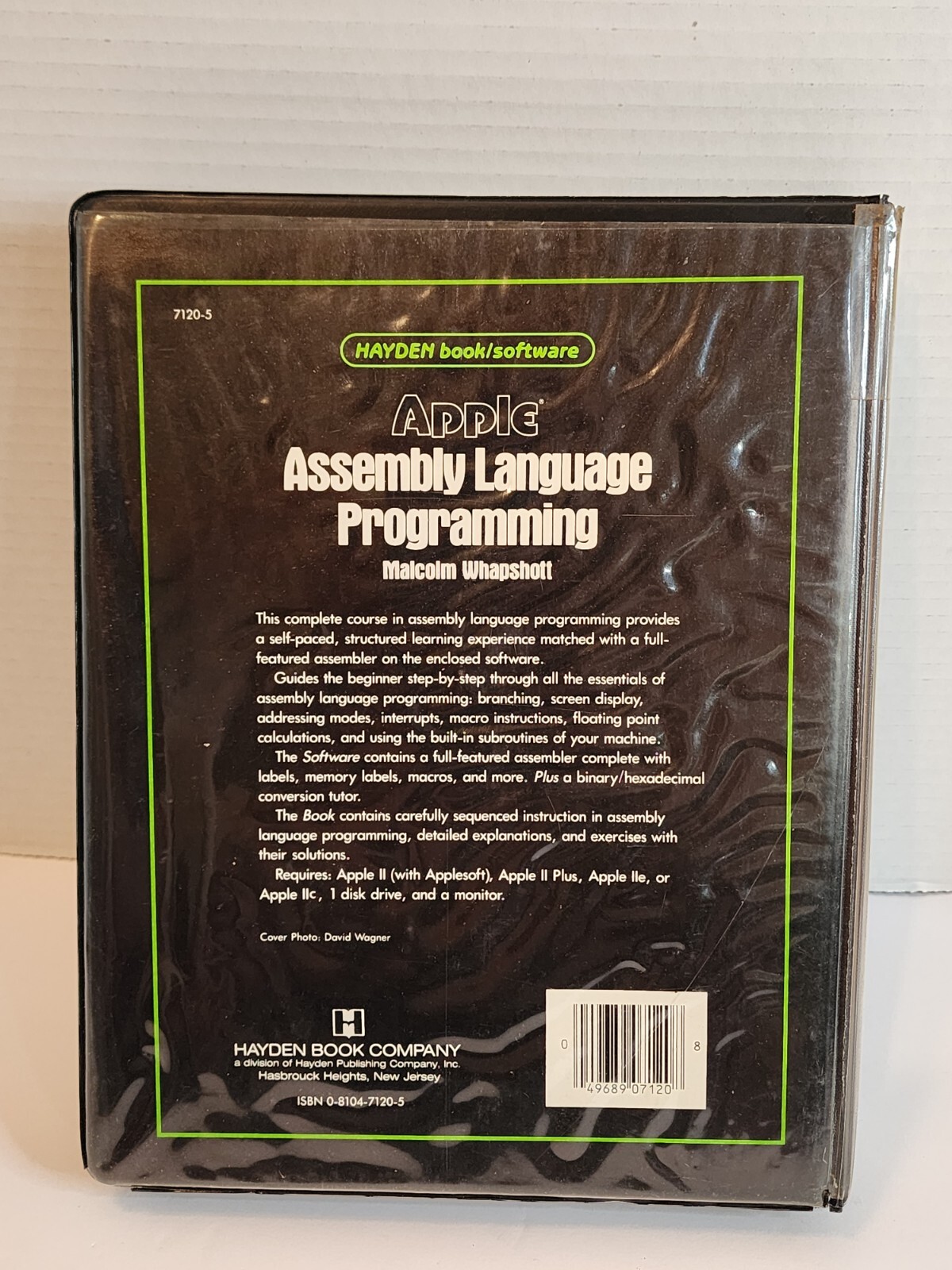 Apple Vintage 1984-Assembly Language Programming-Malcom Whapshott-W/Case & Disc