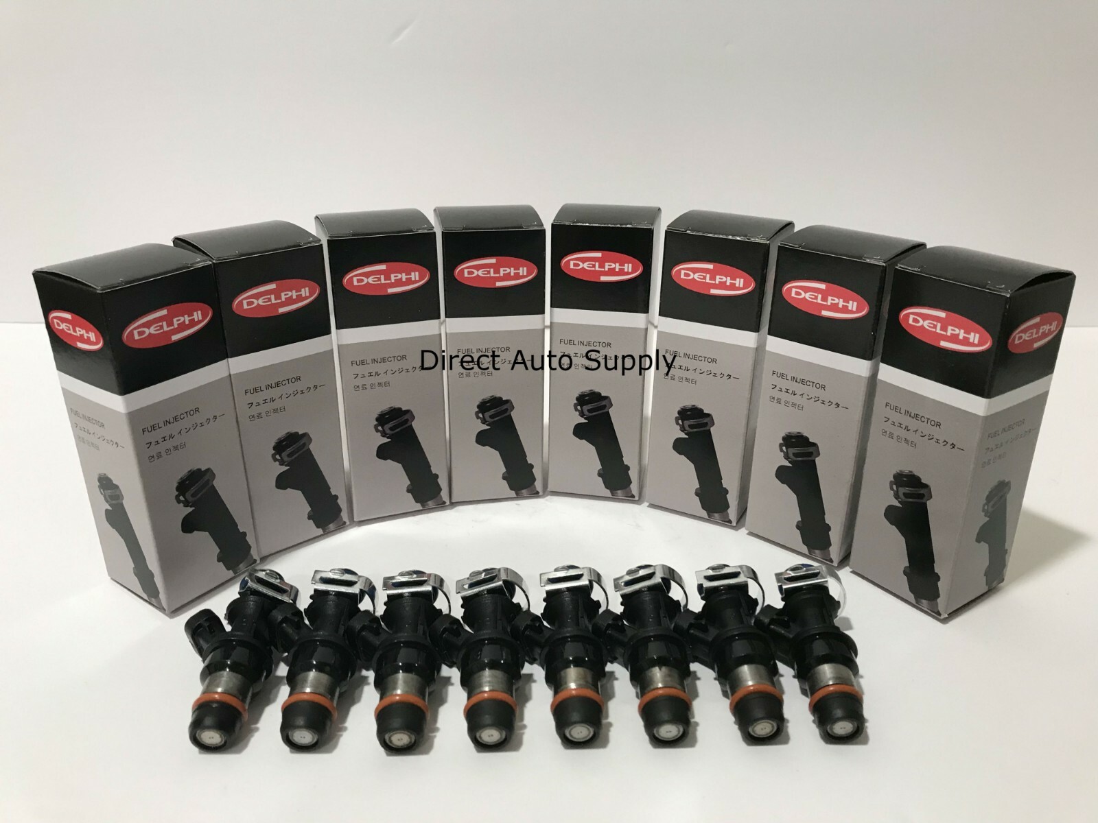 8 NEW OEM FUEL INJECTORS 25317628 FOR 00-07 GM 4.8L 5.3L 6.0L V8