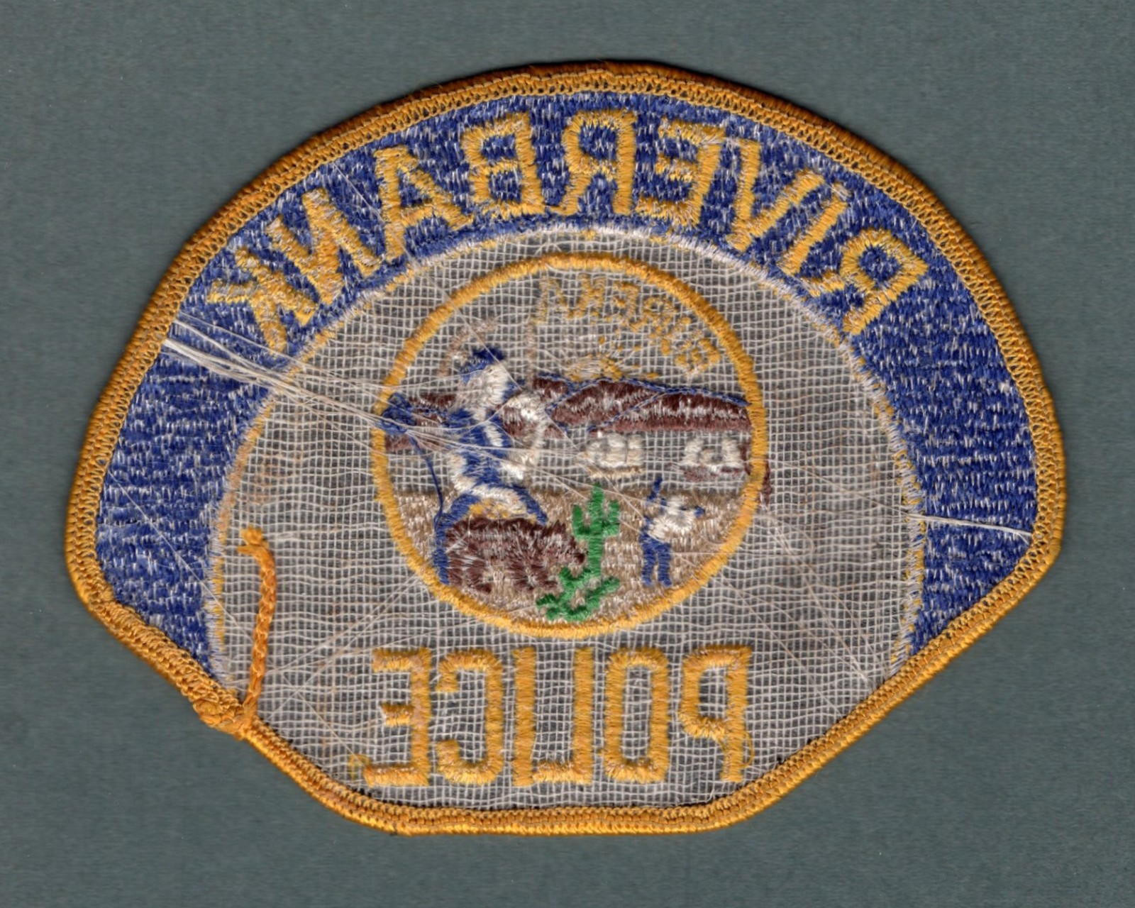 Riverbank California Police Patch - Defunct