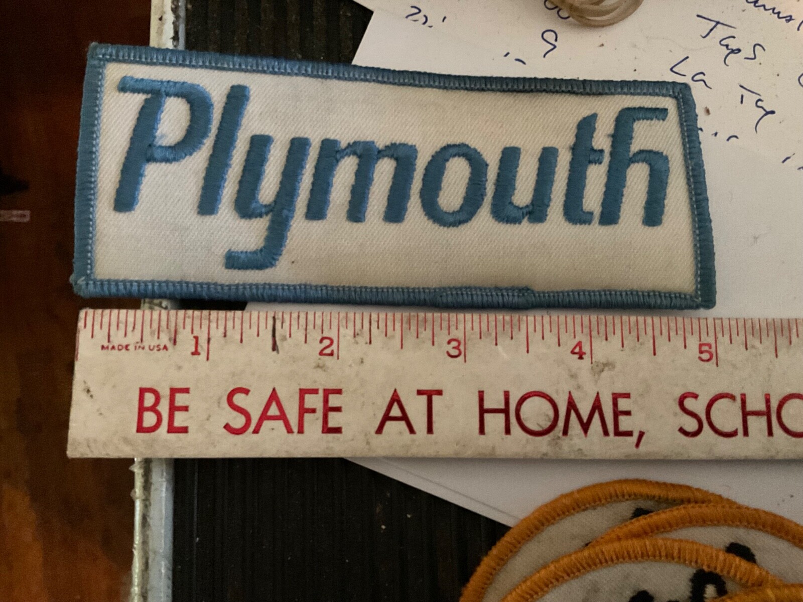 Plymouth Sew On Patch