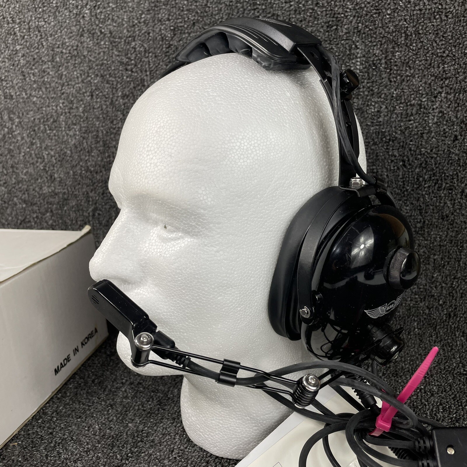 ASA Air Classics HS-1A Aviation Headset Headphones (untested)