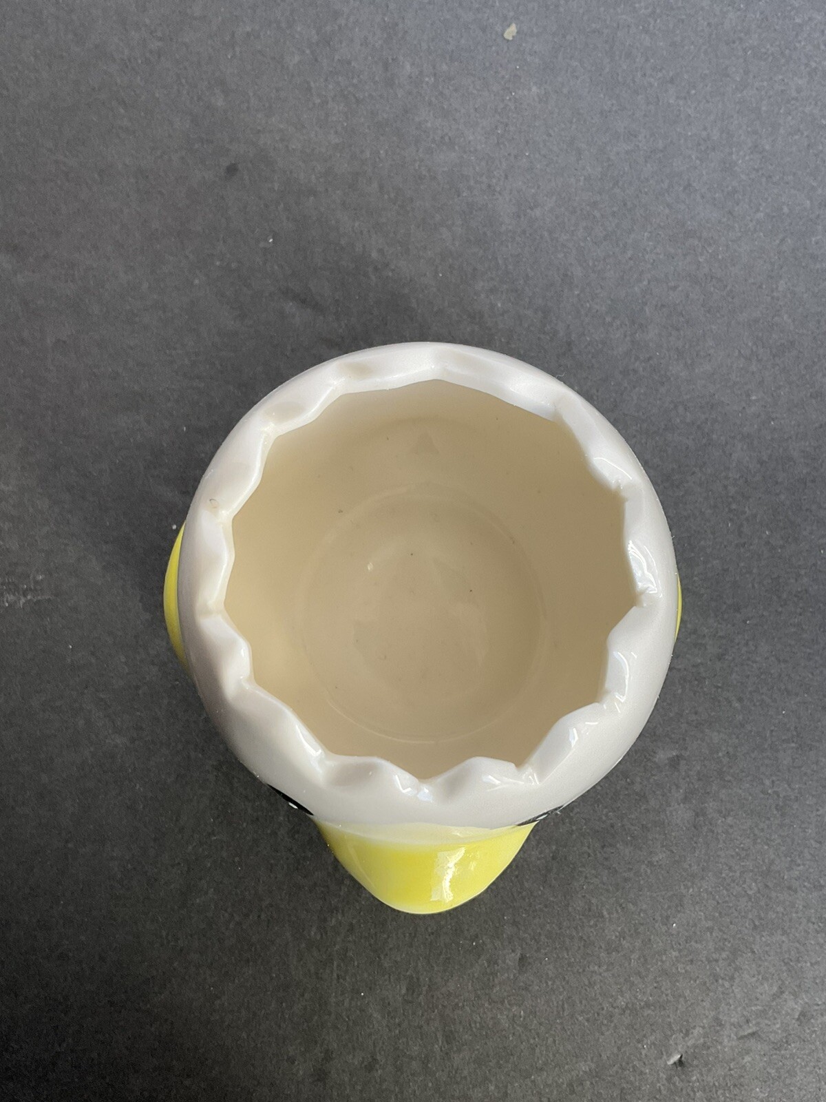 ADORABLE CERAMIC CRACKED EGG CHICK SUCCULENT/FLOWER PLANTER