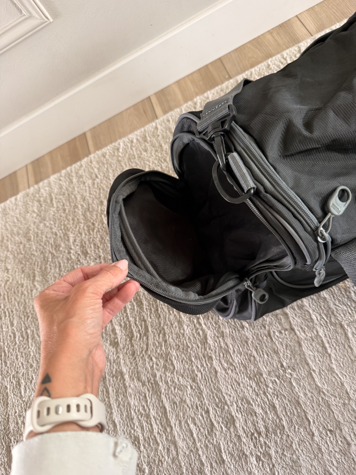 PUMA Contender 3.0 Athletic Duffel Bag - Gray/Black (OS)