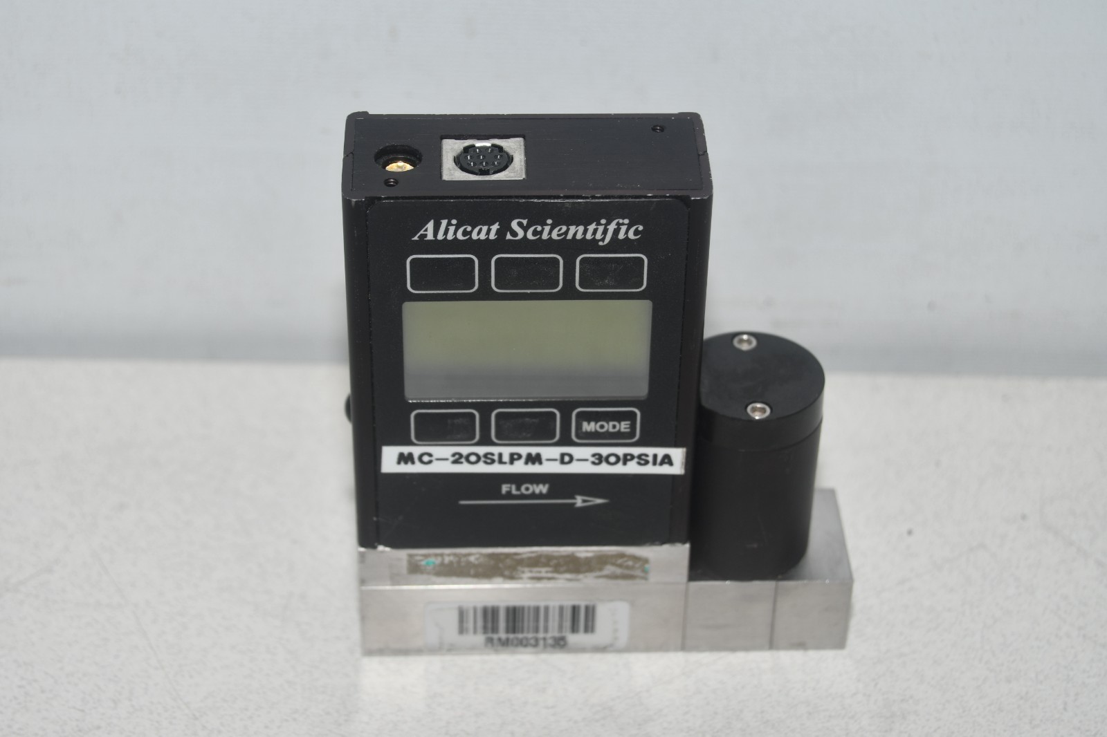 ^ Alicat MC-20SLPM-D-30PSIA-PCV90/10M RIN Gas: Air Flow Controller #X8387