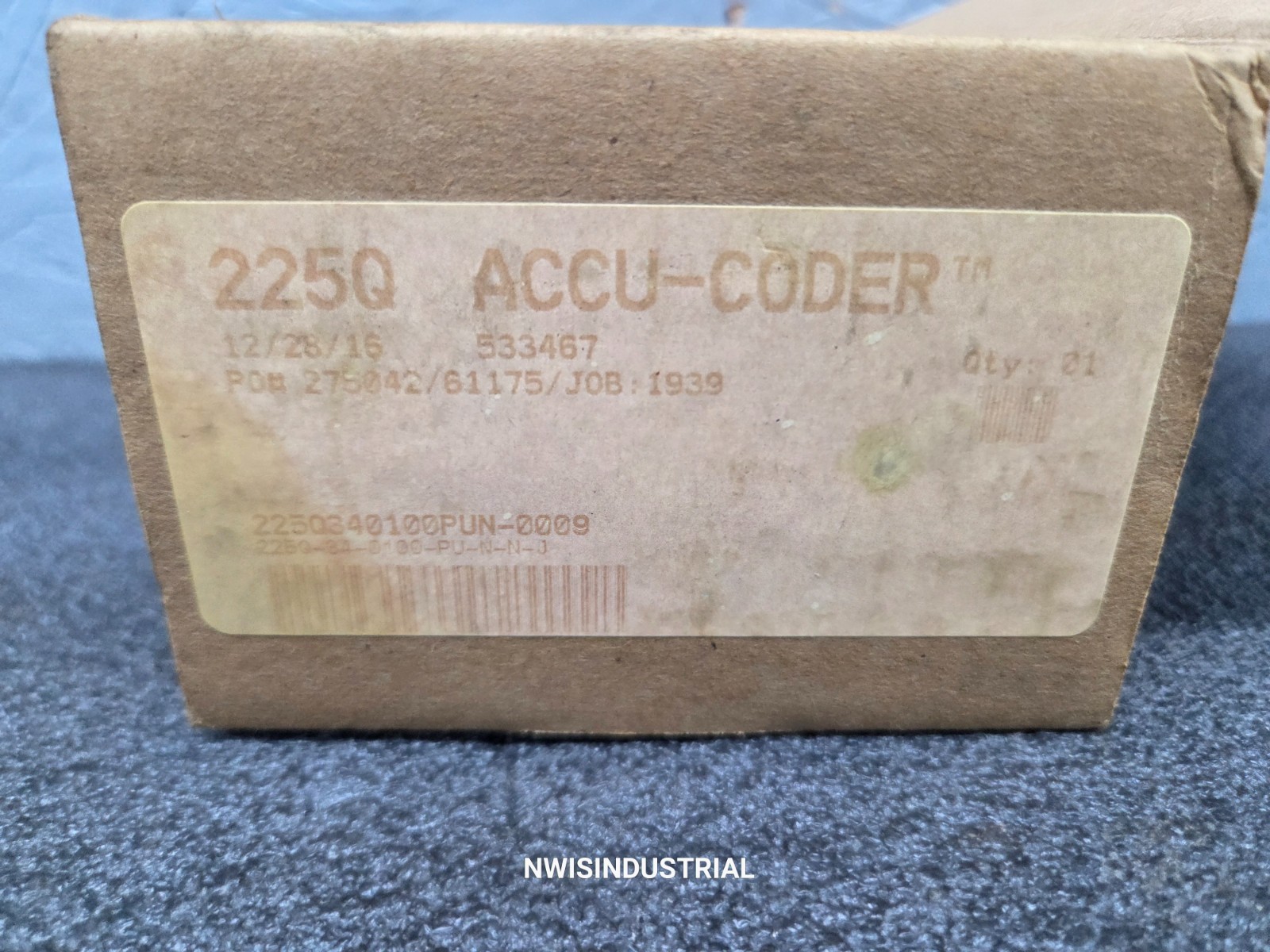 Accu-coder 225Q-34-0100-PU-N-N-J Encoder 5-24VDC