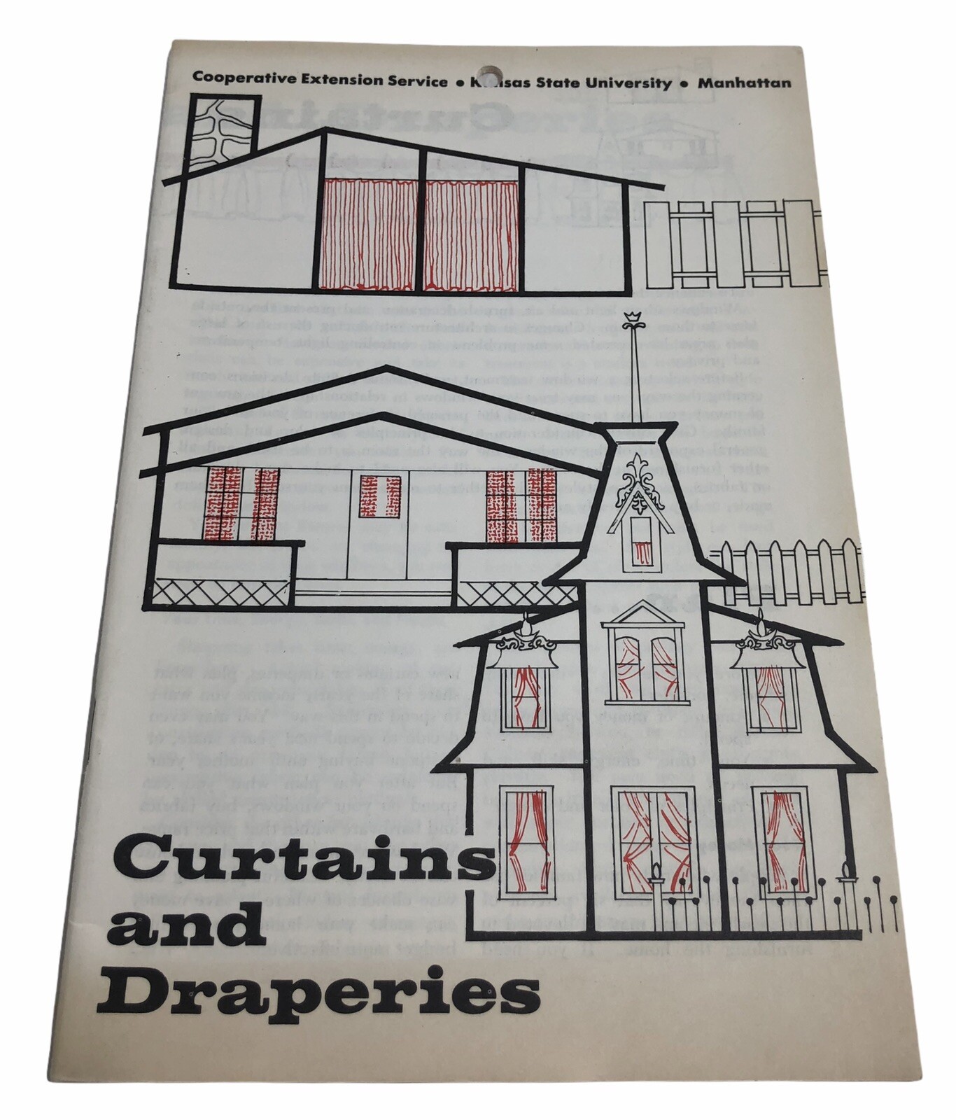 Vintage Curtains & Draperies Kansas State Univ. Co-op Extension Bulletin 1971