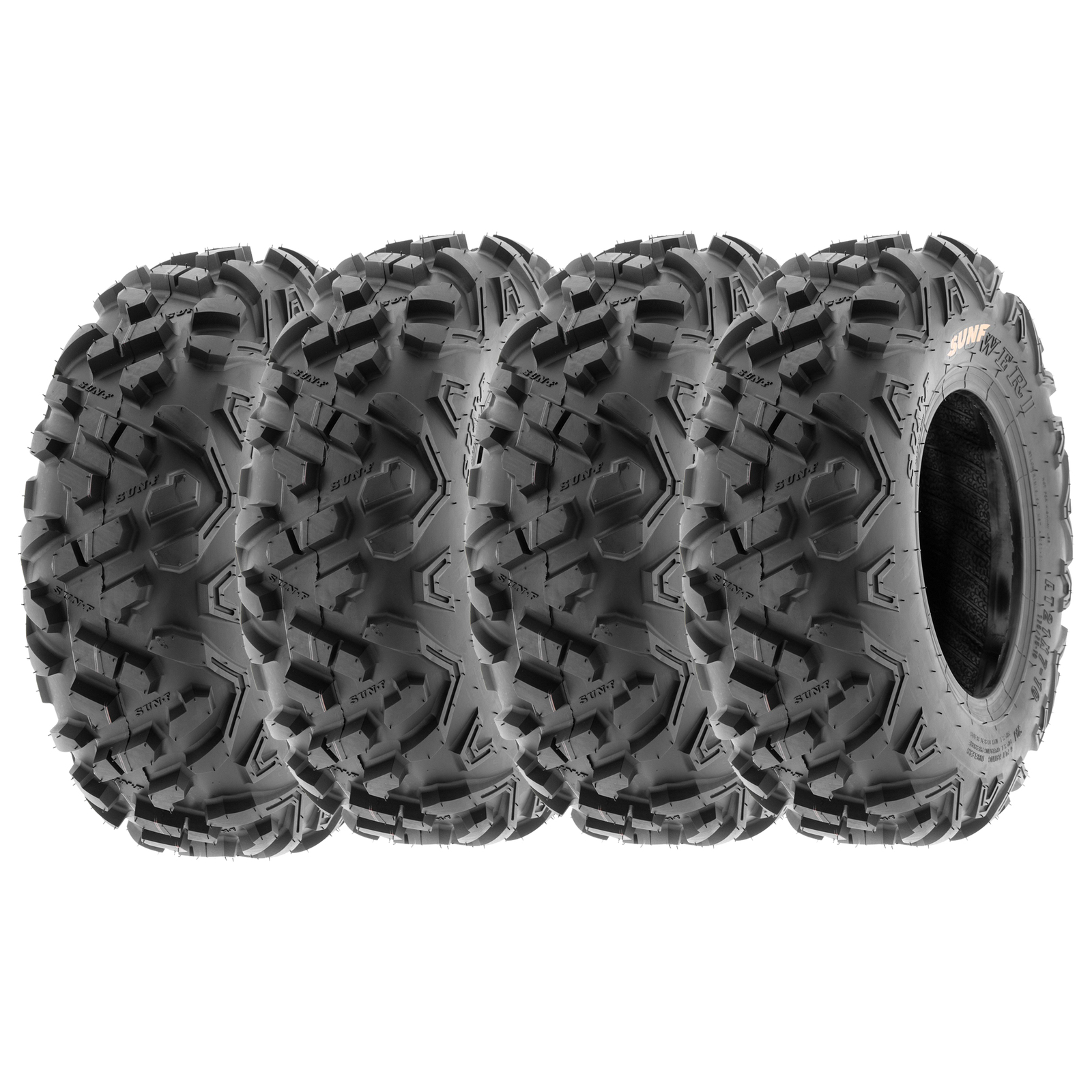 SunF 145/70-6  145/70x6 All Terrain Tires ATV UTV 6 PR A051 POWER II - Set of 4