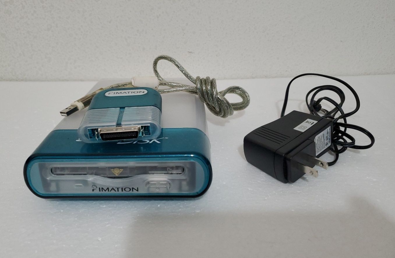 Imation Super Disk External USB Floppy Drive MAC Macintosh USB SD-USB-M