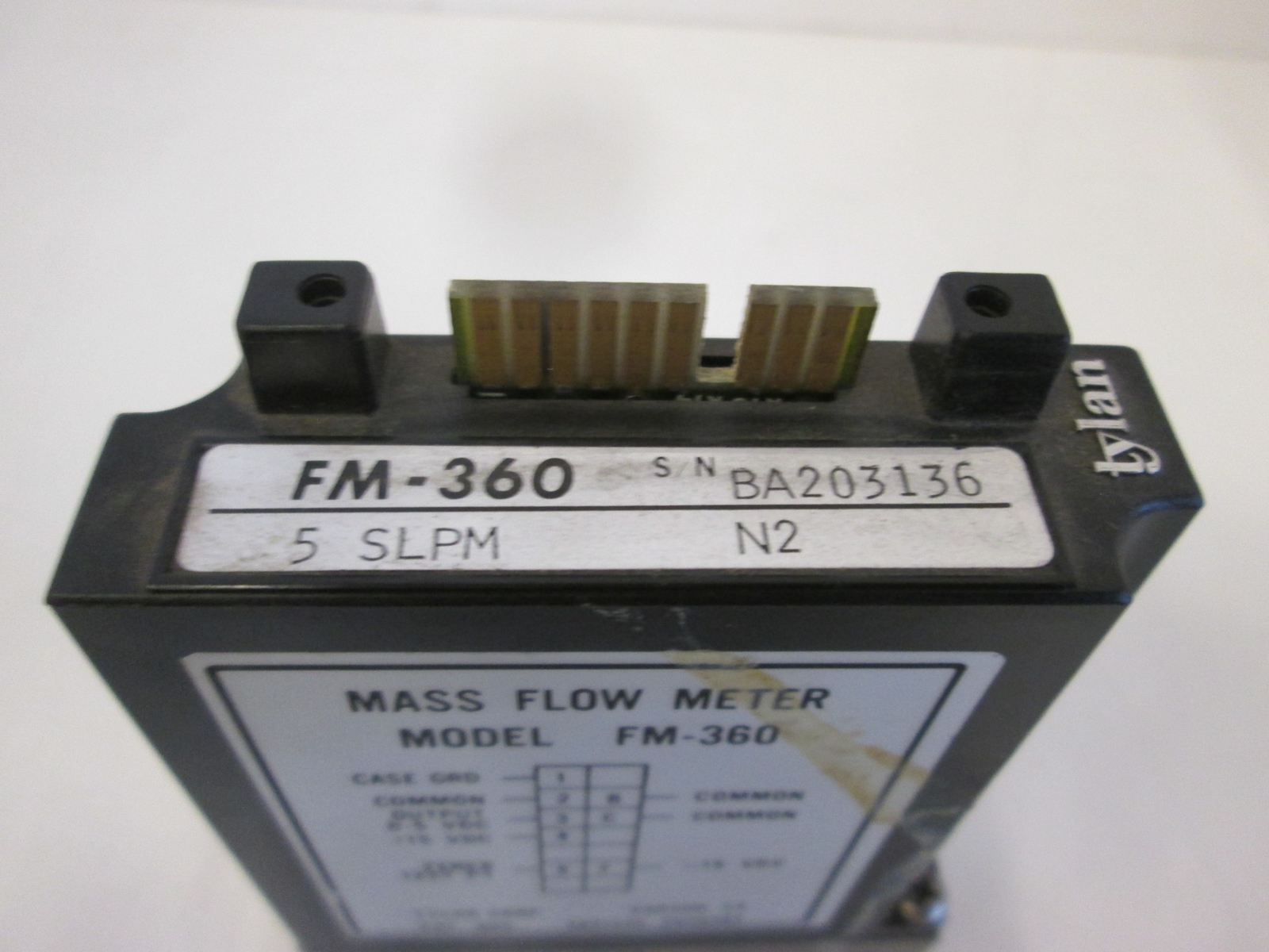Tylan, FM-360, Mass Flow Controller, N2, 5 SLPM, Used